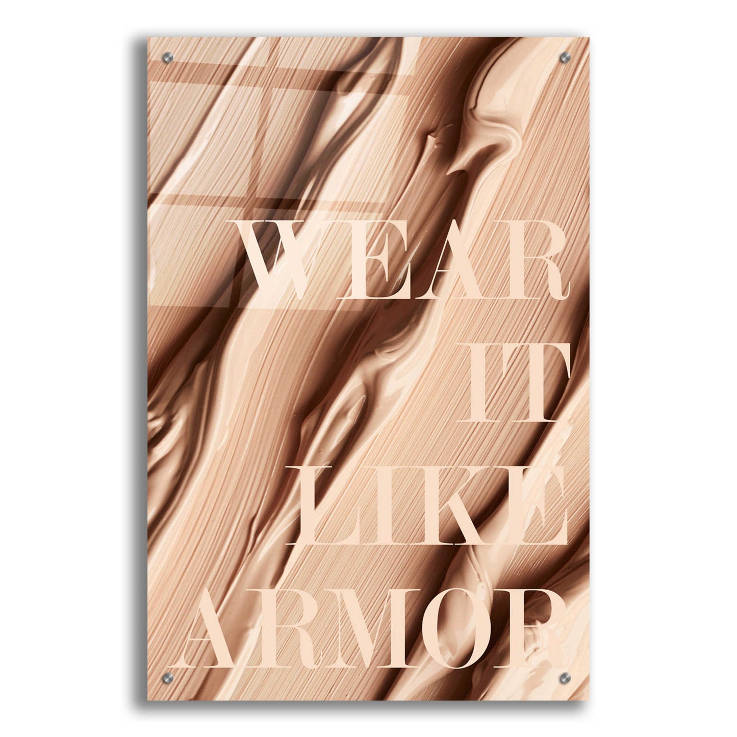 Epic Art 'Wear it like Armor' by Design Fabrikken, Acrylic Glass Wall Art,24x36