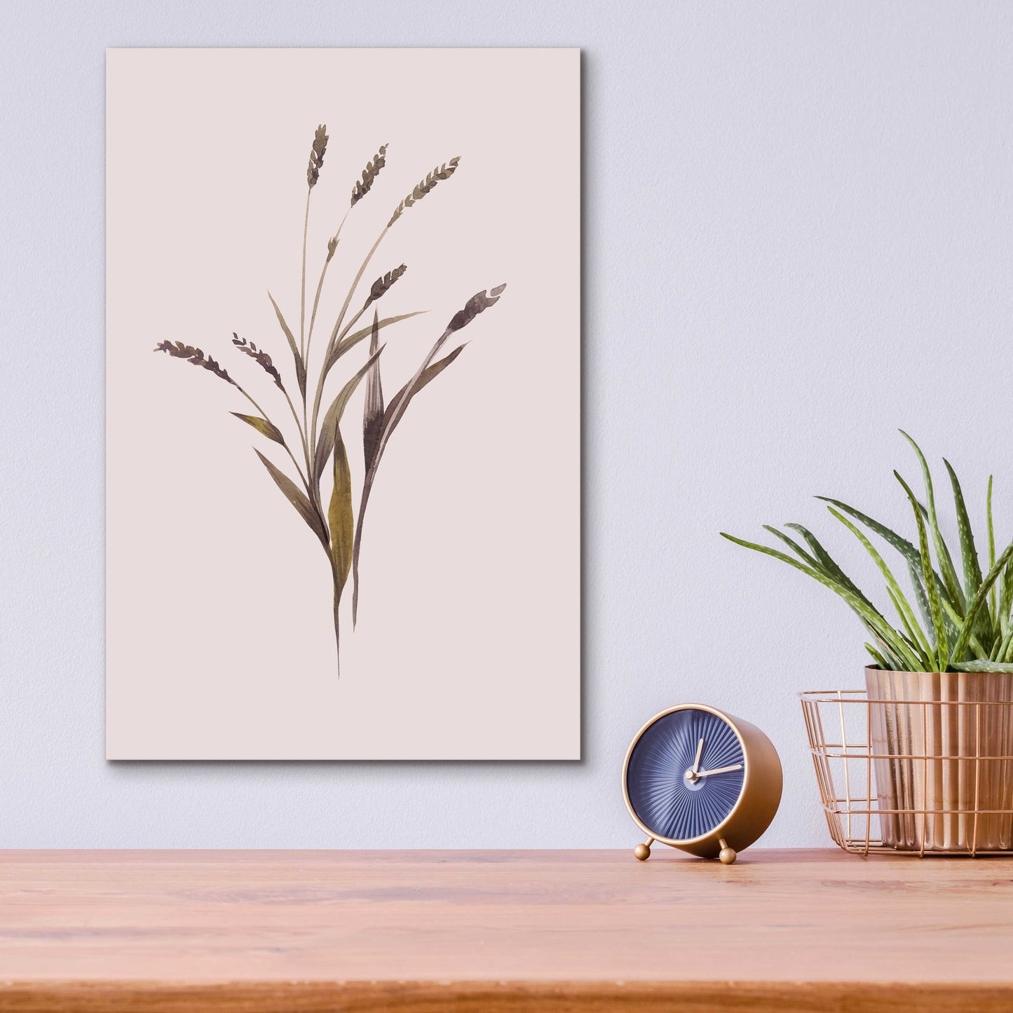 Epic Art 'Wheat' by Design Fabrikken, Acrylic Glass Wall Art,12x16