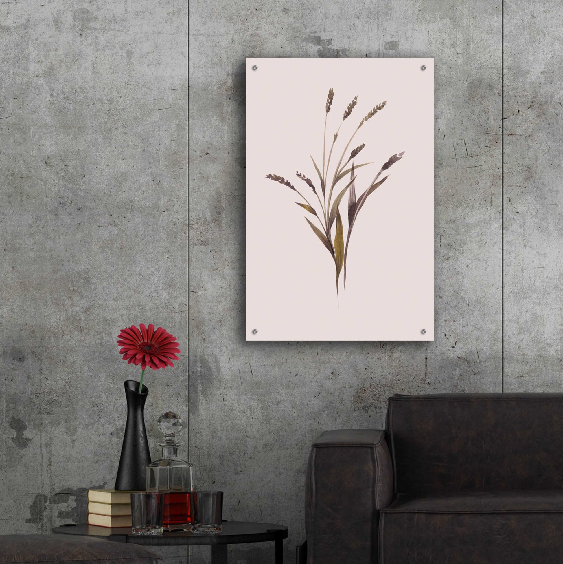 Epic Art 'Wheat' by Design Fabrikken, Acrylic Glass Wall Art,24x36