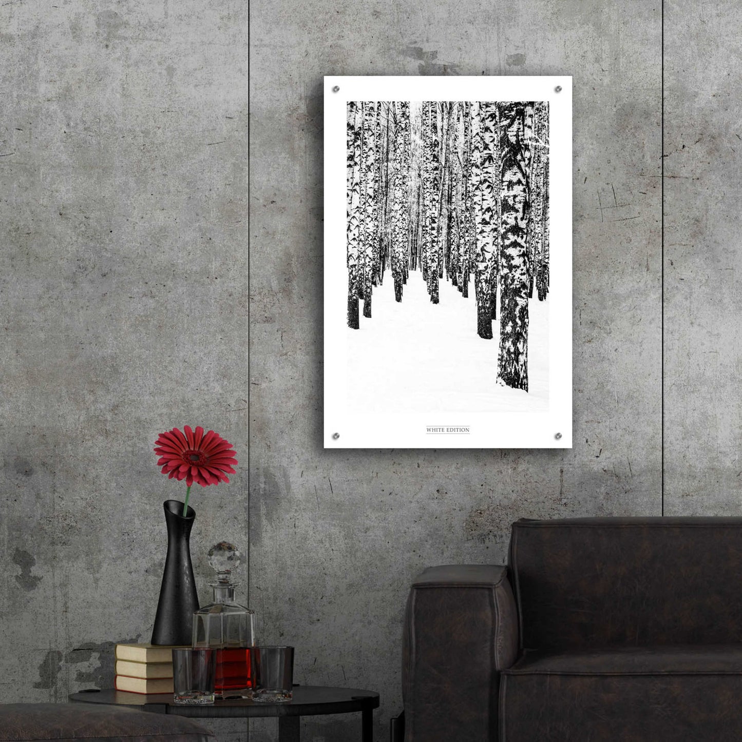 Epic Art 'White Edition 2' by Design Fabrikken, Acrylic Glass Wall Art,24x36