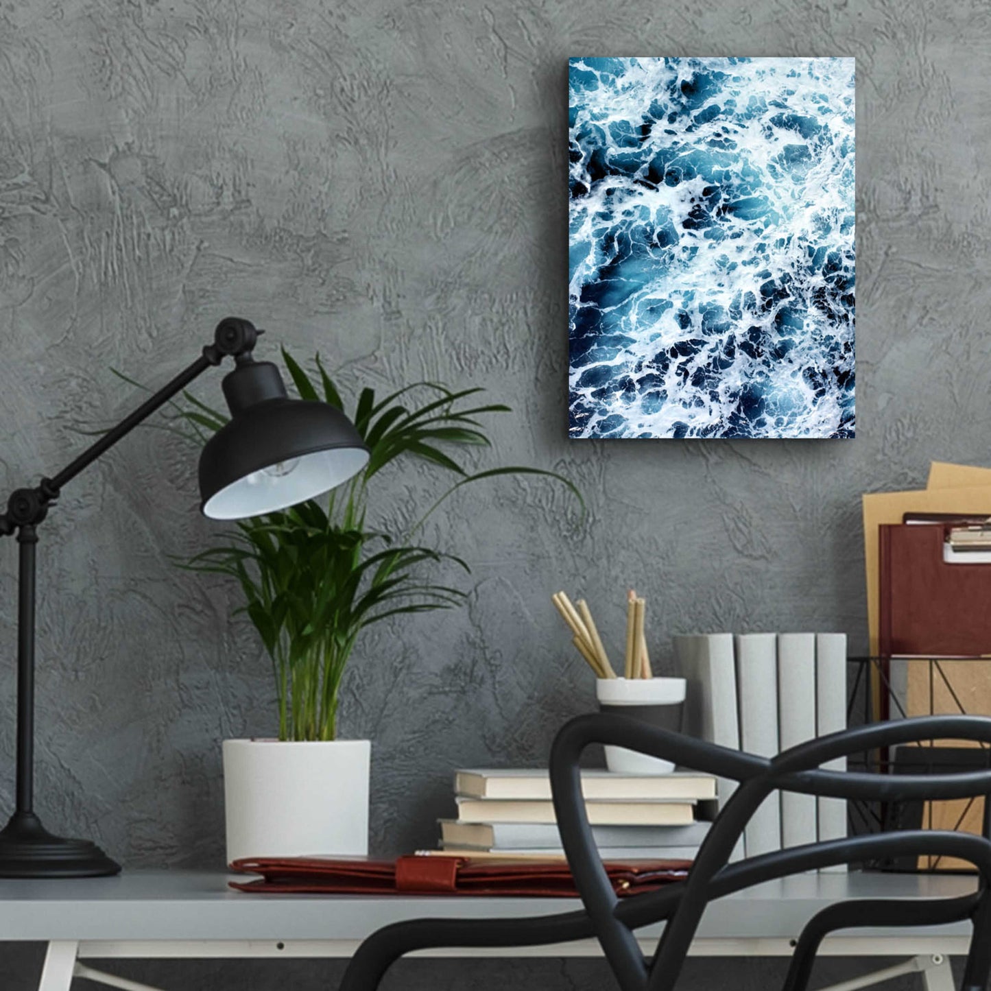 Epic Art 'White River' by Design Fabrikken, Acrylic Glass Wall Art,12x16