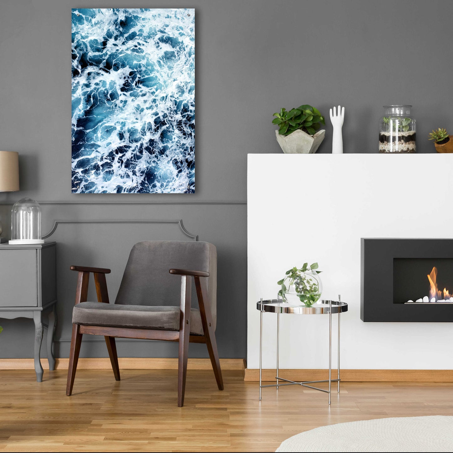 Epic Art 'White River' by Design Fabrikken, Acrylic Glass Wall Art,24x36