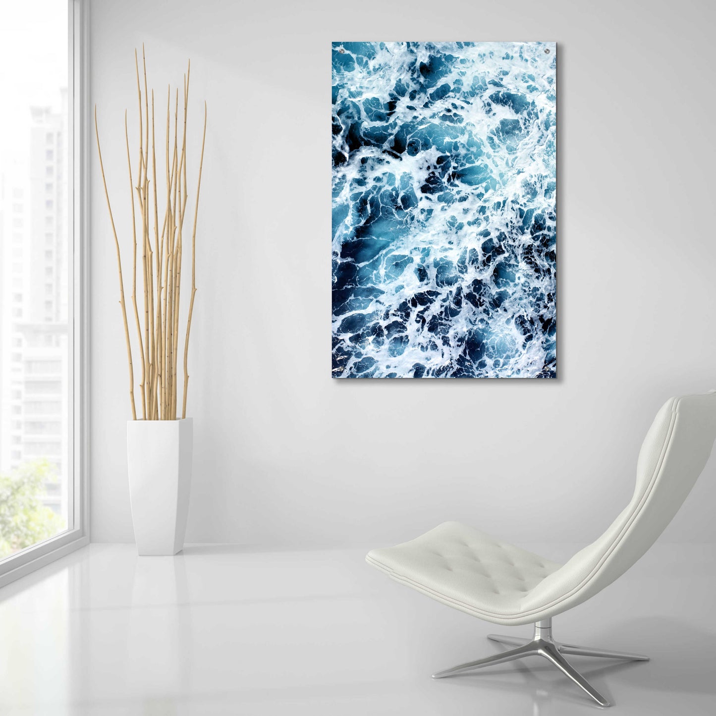 Epic Art 'White River' by Design Fabrikken, Acrylic Glass Wall Art,24x36