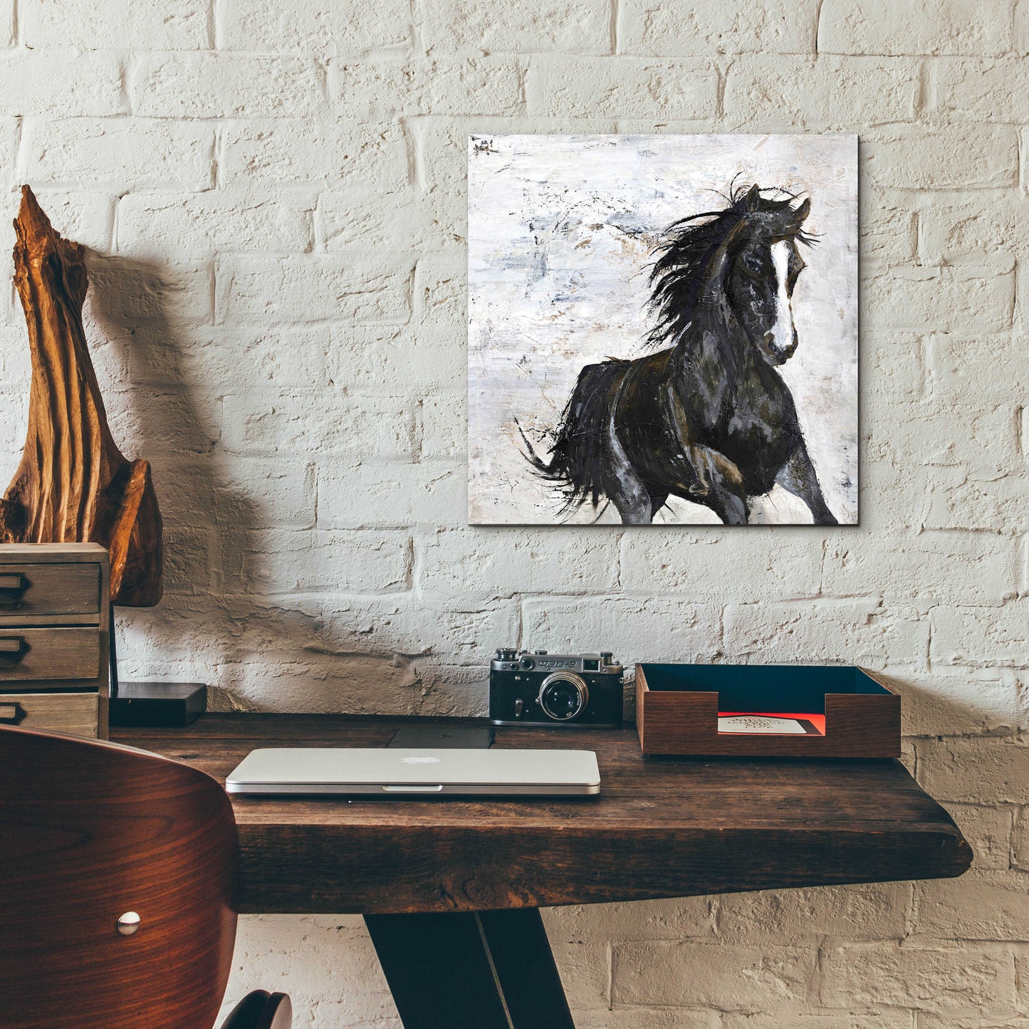 Epic Art 'Wild Horse 1' by Design Fabrikken, Acrylic Glass Wall Art,12x12