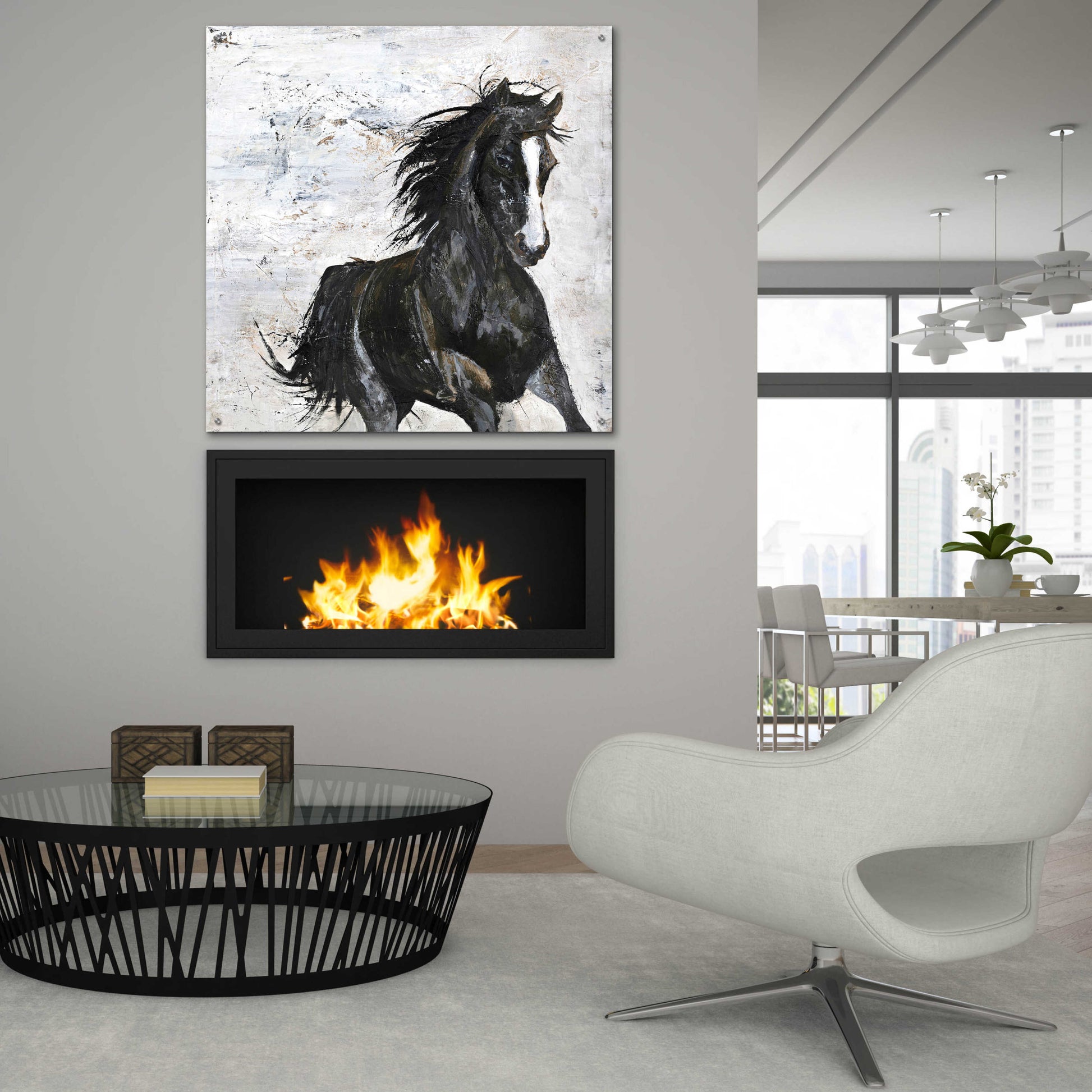 Epic Art 'Wild Horse 1' by Design Fabrikken, Acrylic Glass Wall Art,36x36