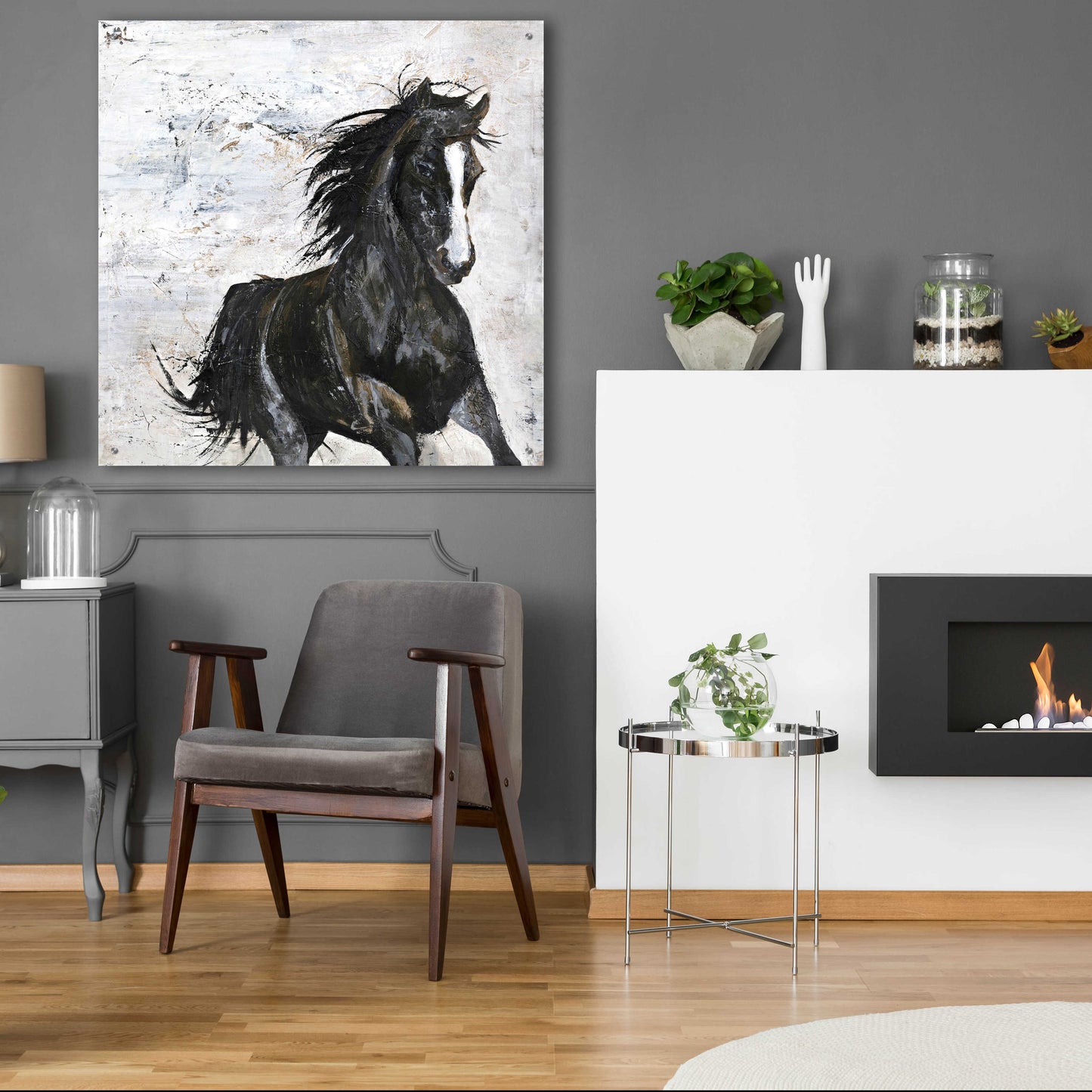 Epic Art 'Wild Horse 1' by Design Fabrikken, Acrylic Glass Wall Art,36x36