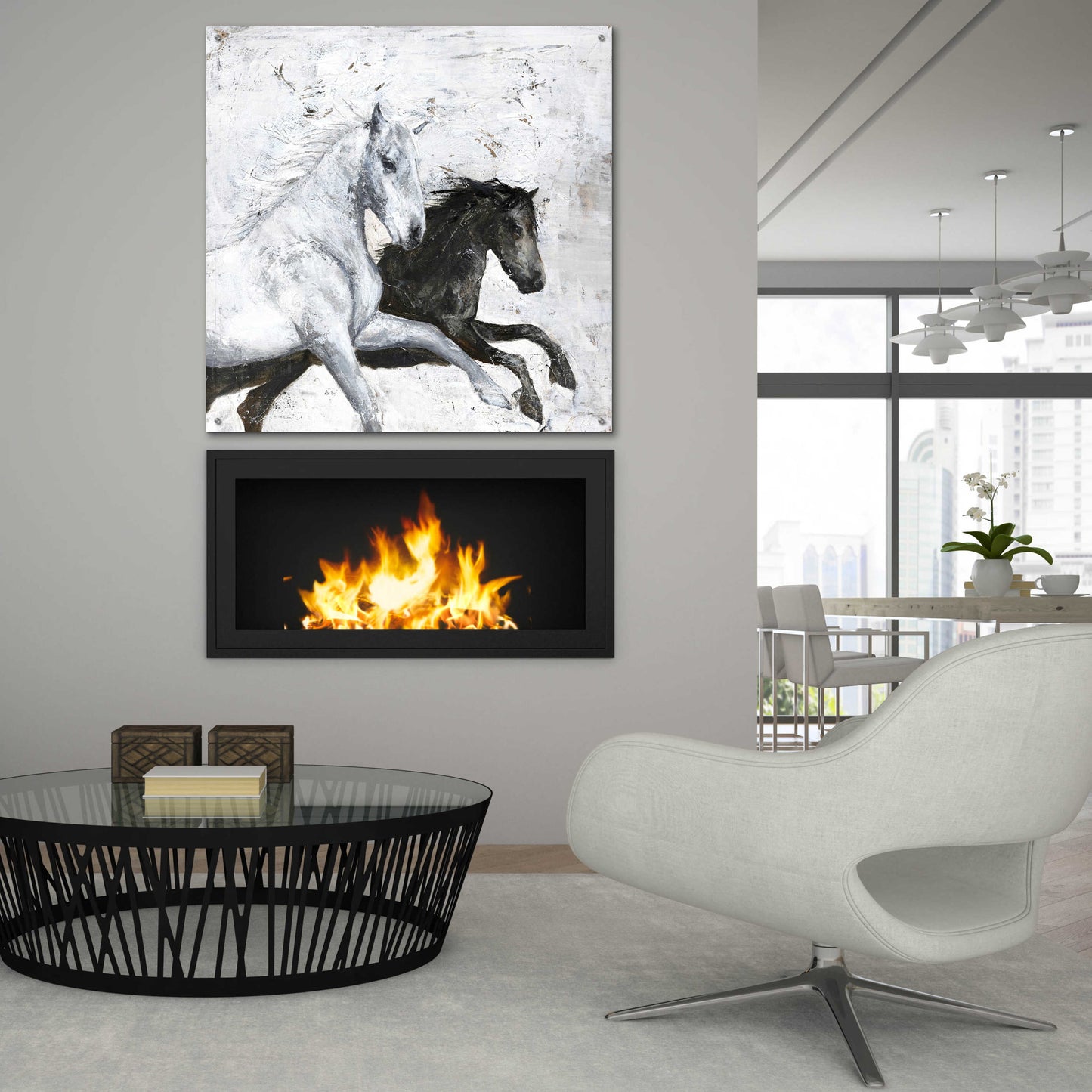 Epic Art 'Wild Horse 2' by Design Fabrikken, Acrylic Glass Wall Art,36x36