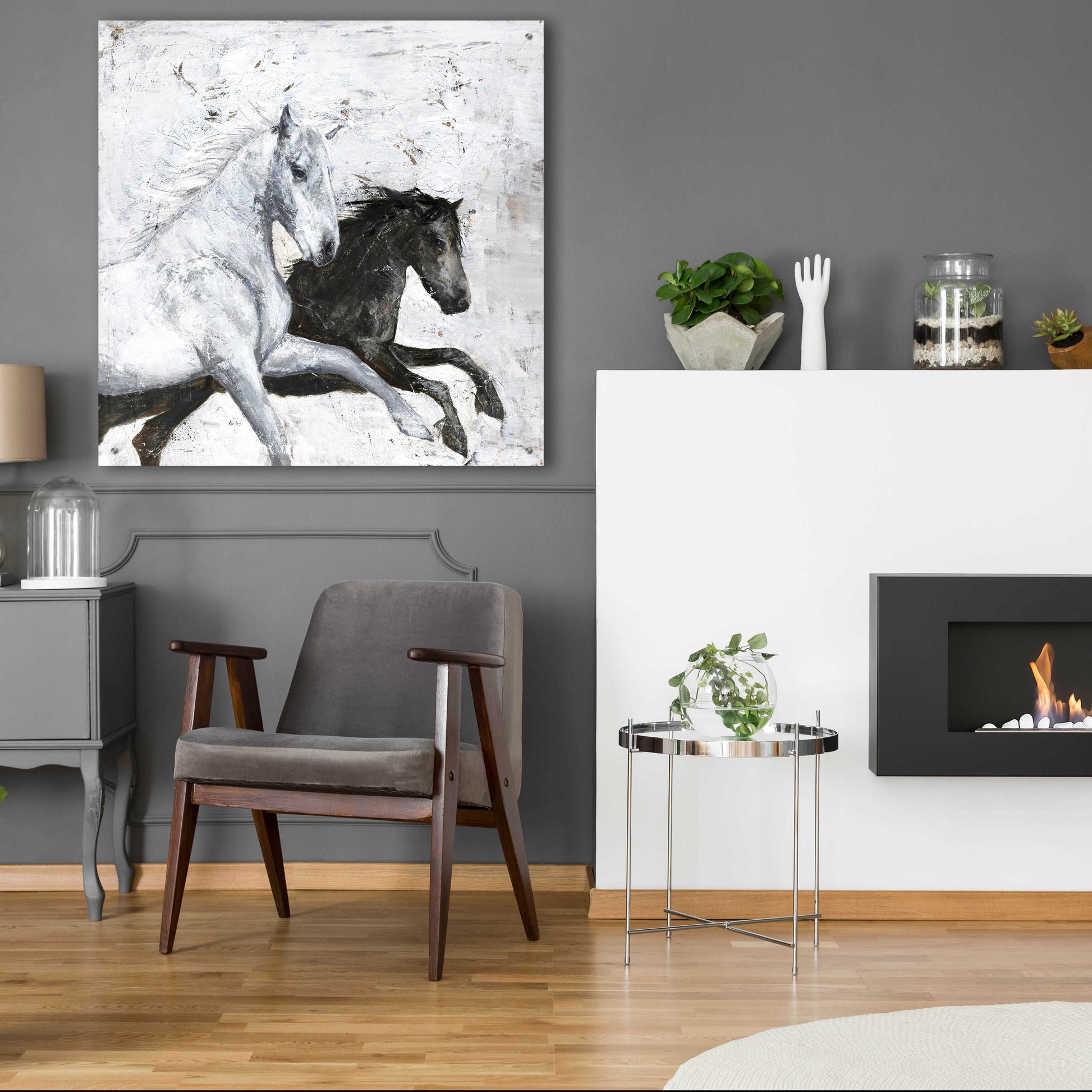 Epic Art 'Wild Horse 2' by Design Fabrikken, Acrylic Glass Wall Art,36x36