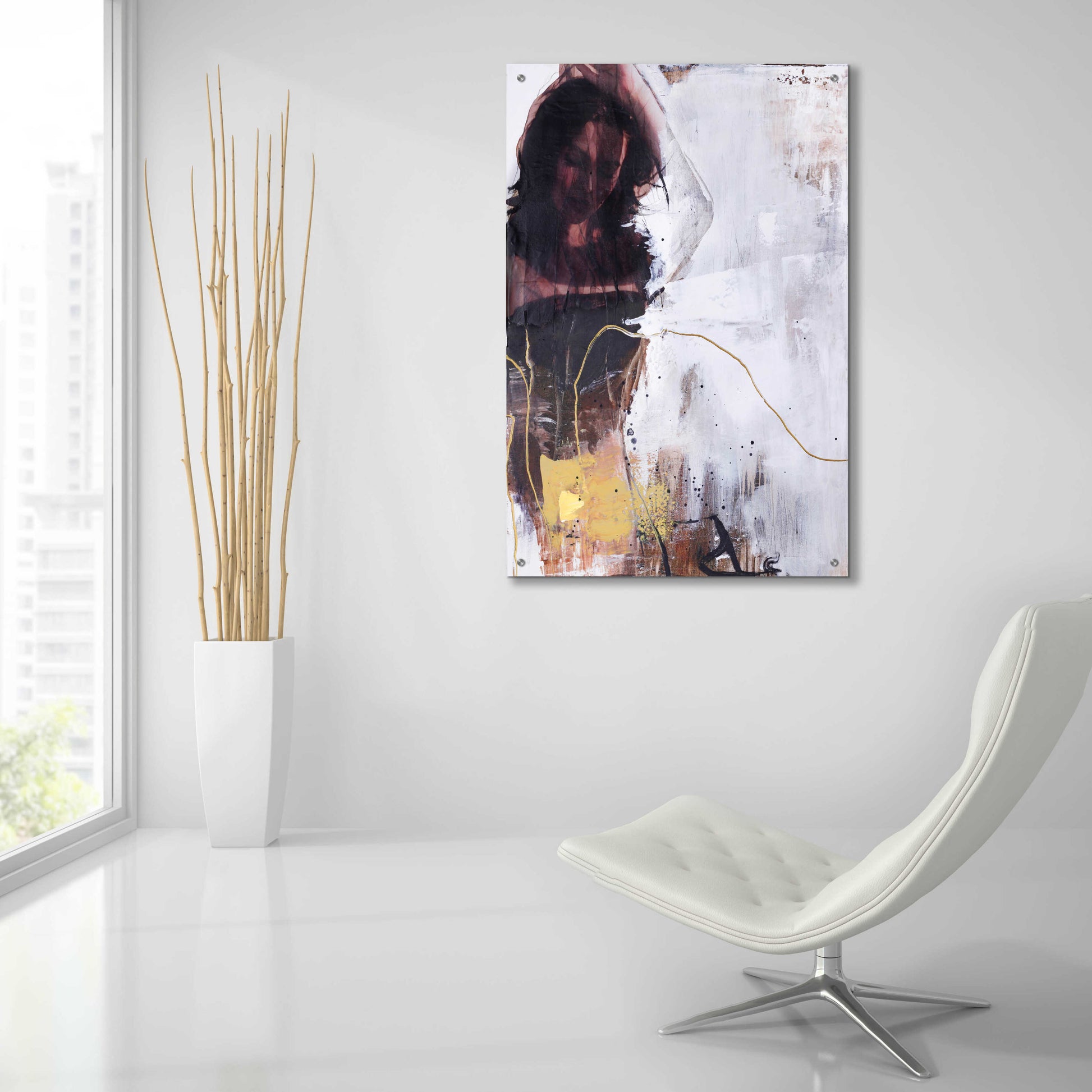 Epic Art 'Yellow Era 1' by Design Fabrikken, Acrylic Glass Wall Art,24x36