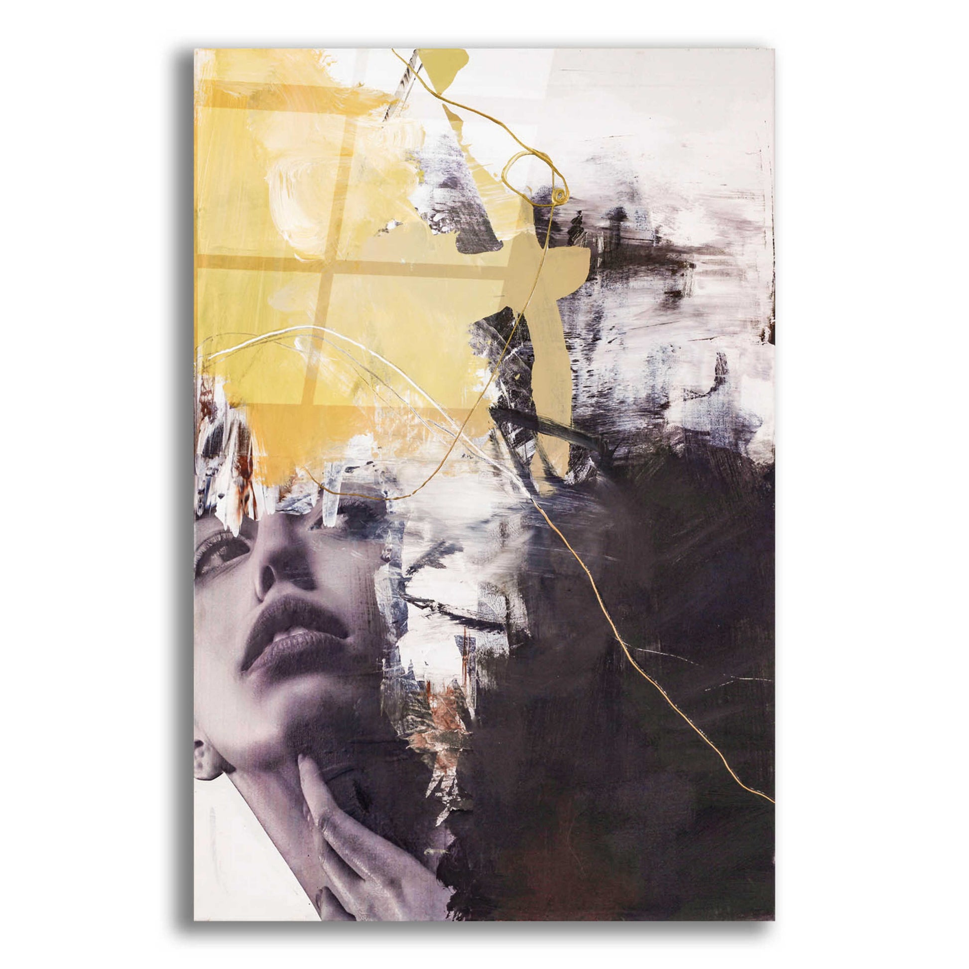 Epic Art 'Yellow Era 2' by Design Fabrikken, Acrylic Glass Wall Art,12x16