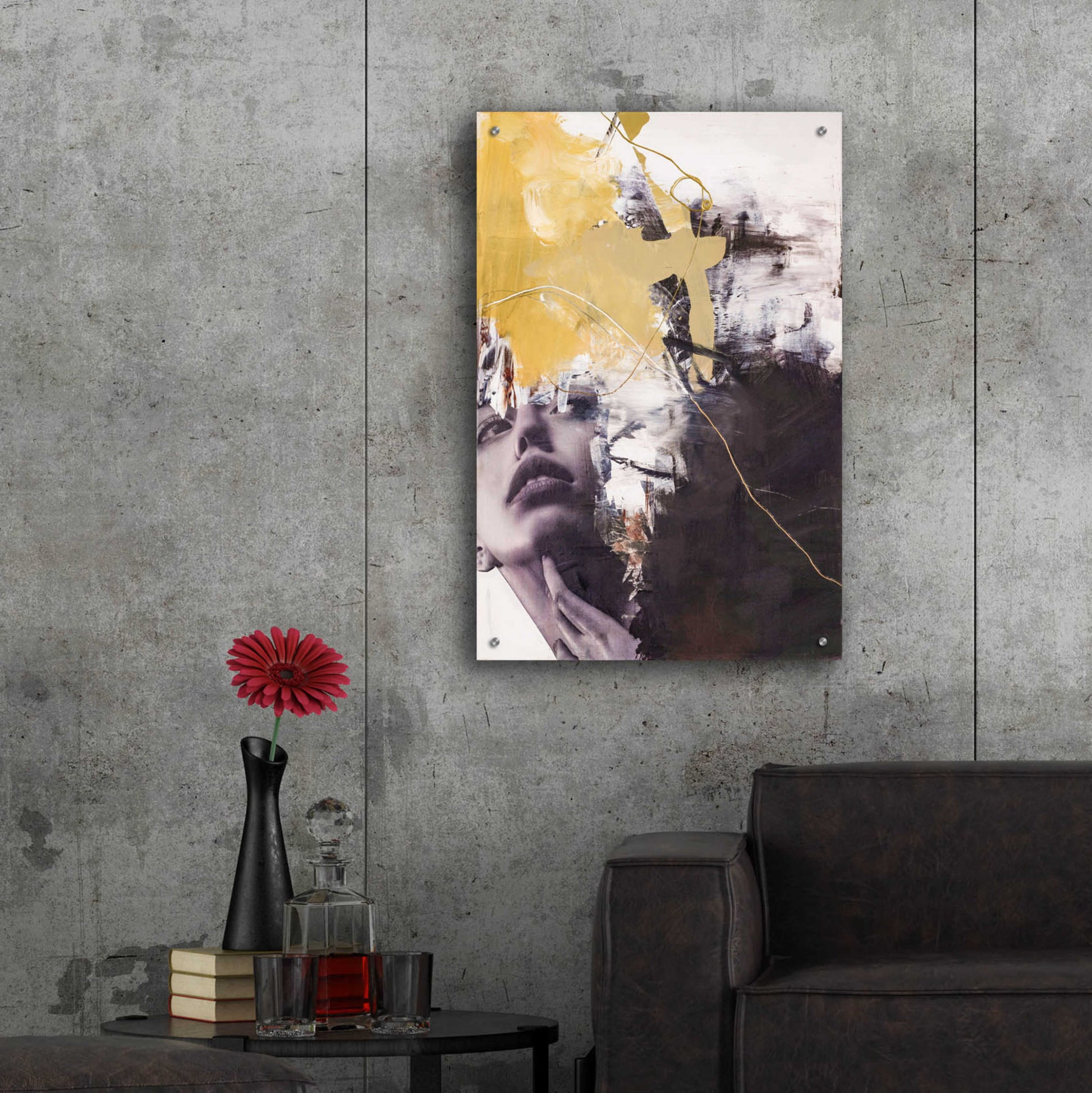 Epic Art 'Yellow Era 2' by Design Fabrikken, Acrylic Glass Wall Art,24x36