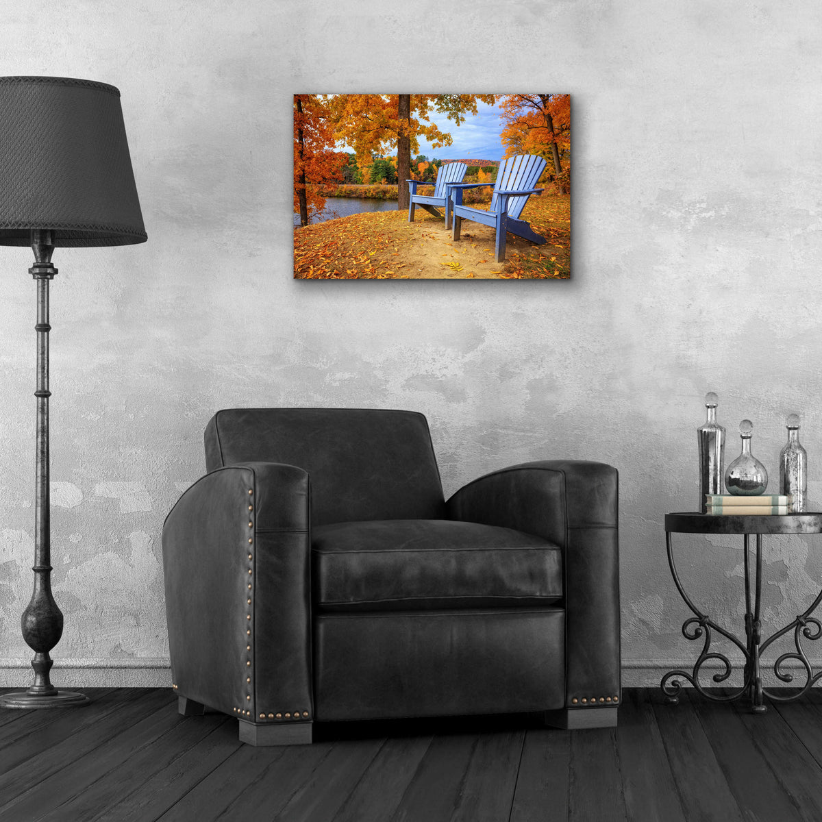 Epic Art 'Autumn Splendor' by Edward M. Fielding, Acrylic Glass Wall Art,24x16