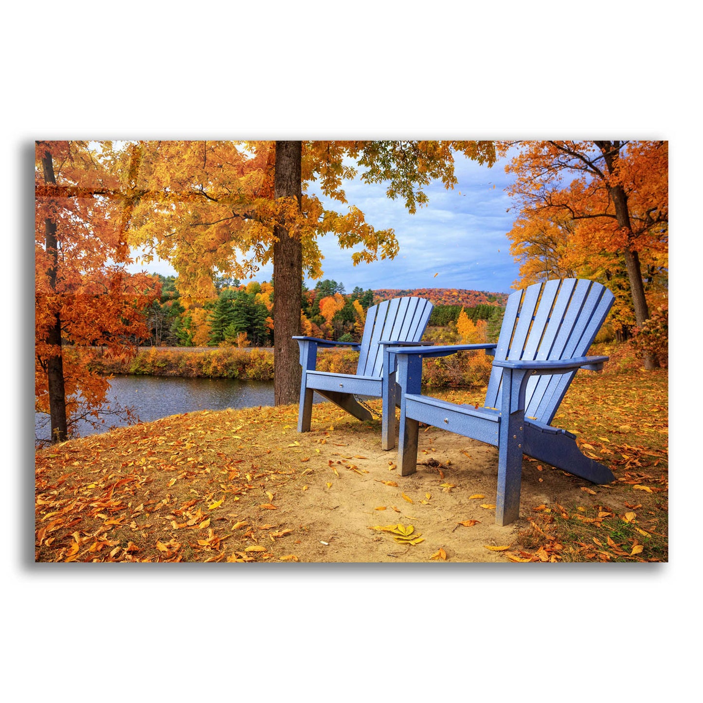 Epic Art 'Autumn Splendor' by Edward M. Fielding, Acrylic Glass Wall Art,24x16