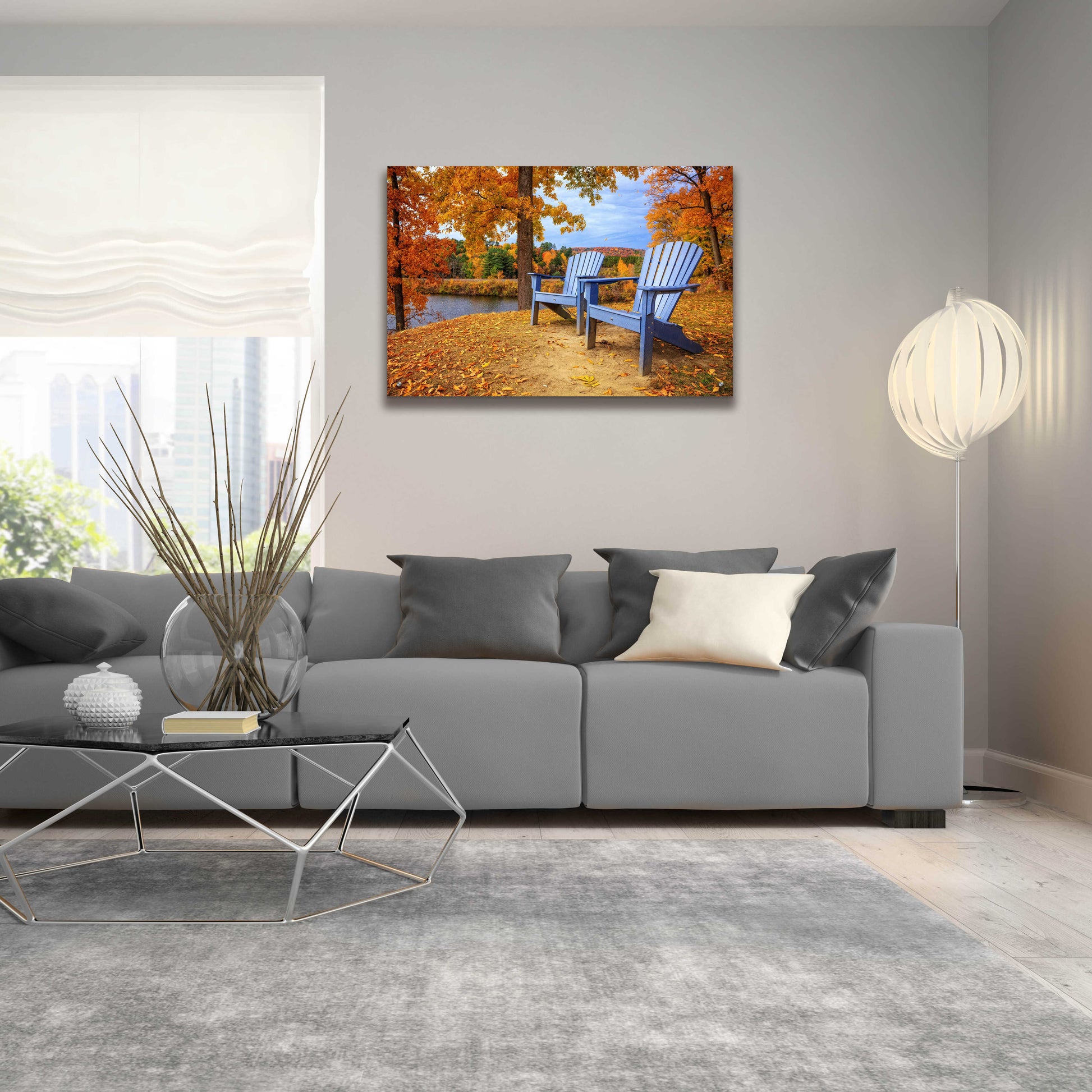 Epic Art 'Autumn Splendor' by Edward M. Fielding, Acrylic Glass Wall Art,36x24