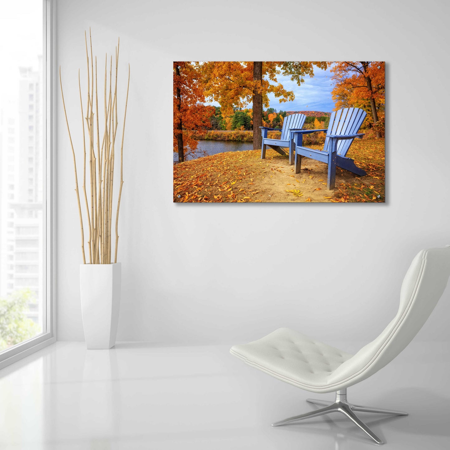 Epic Art 'Autumn Splendor' by Edward M. Fielding, Acrylic Glass Wall Art,36x24