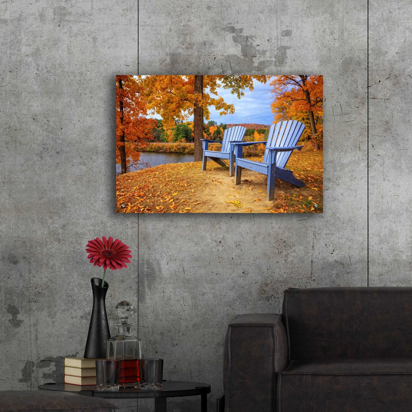 Epic Art 'Autumn Splendor' by Edward M. Fielding, Acrylic Glass Wall Art,36x24