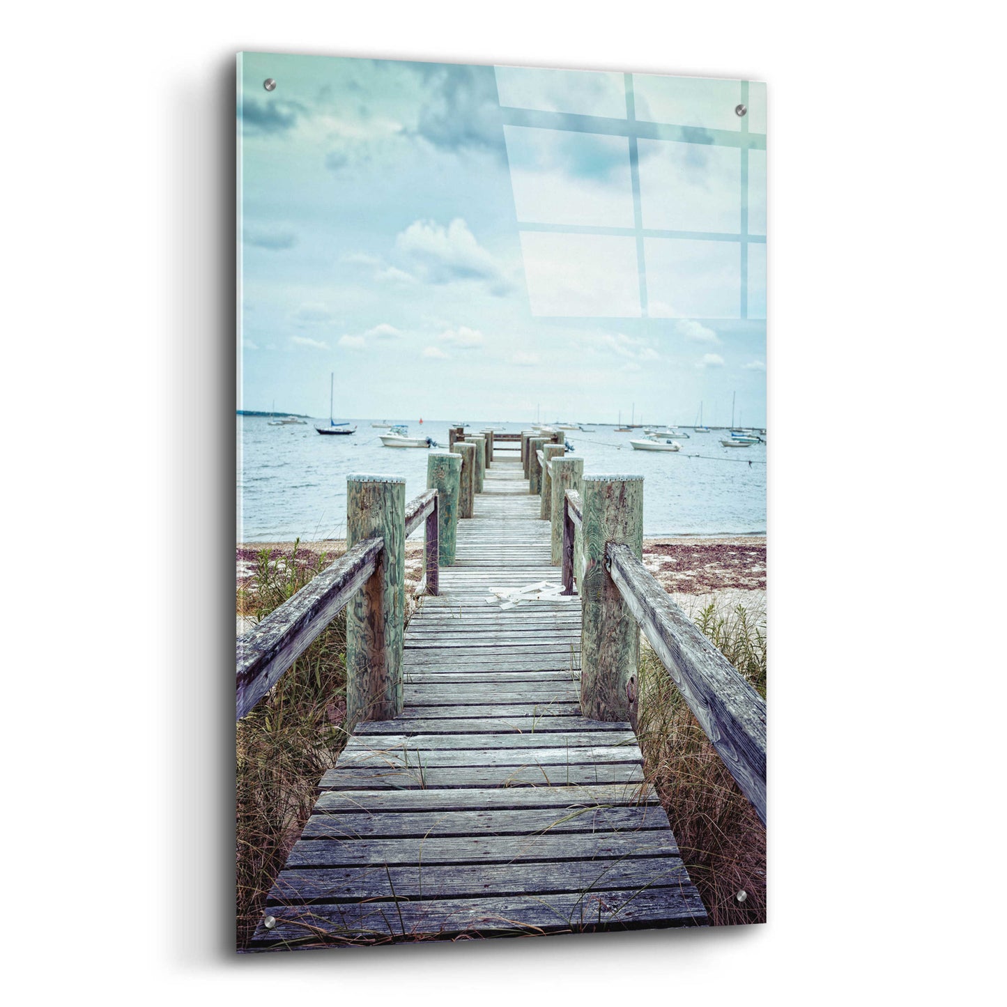 Epic Art 'Cape Cod' by Edward M. Fielding, Acrylic Glass Wall Art,24x36