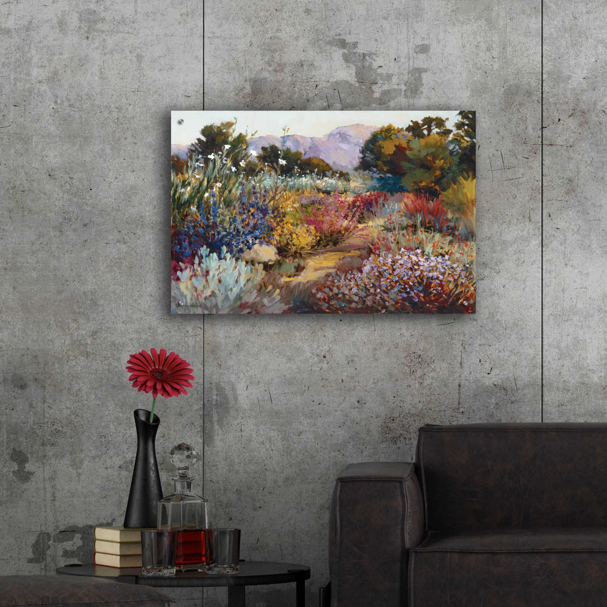 Epic Art 'Morning Bloom' by Ellie Freudenstein, Acrylic Glass Wall Art,36x24