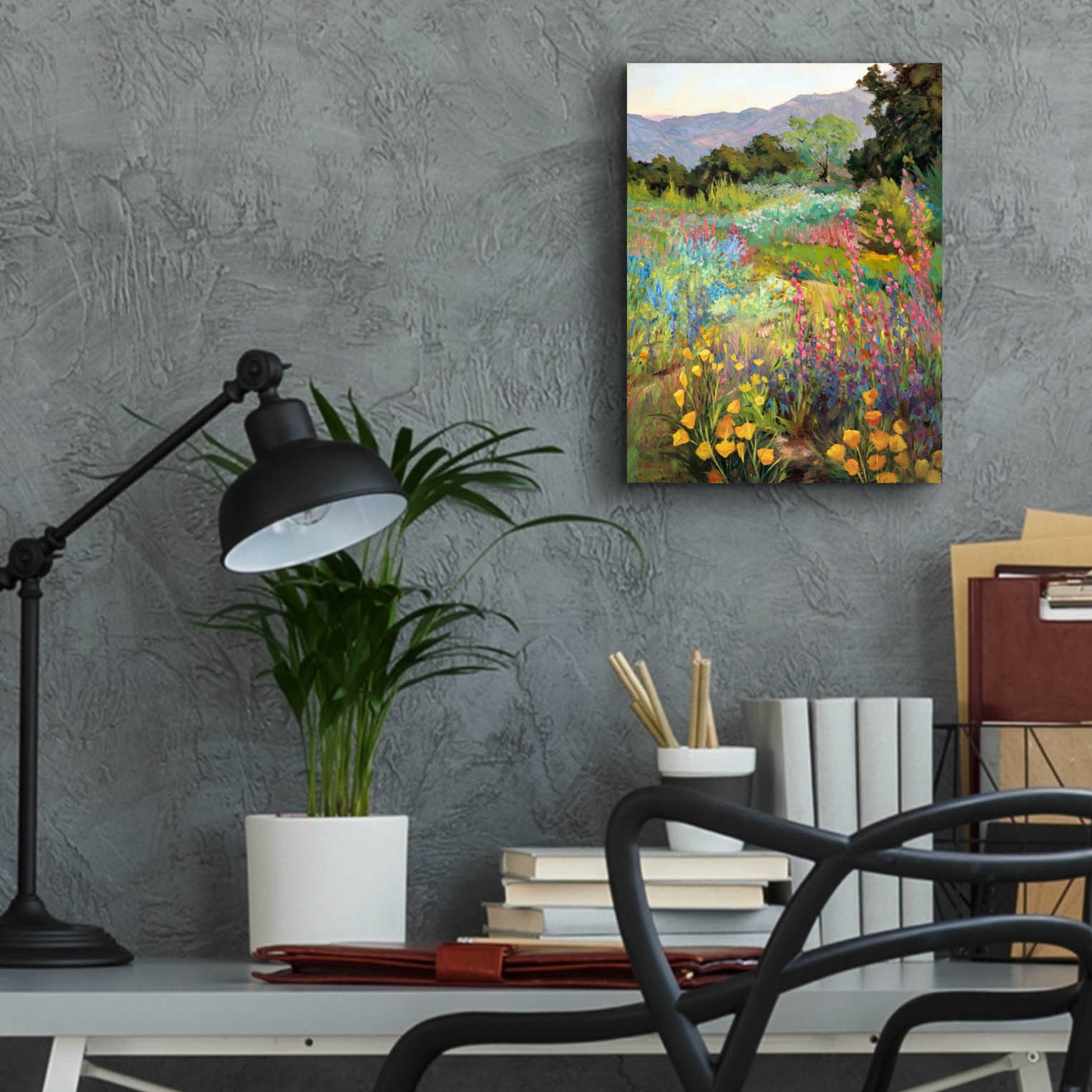 Epic Art 'Spring Days' by Ellie Freudenstein, Acrylic Glass Wall Art,12x16