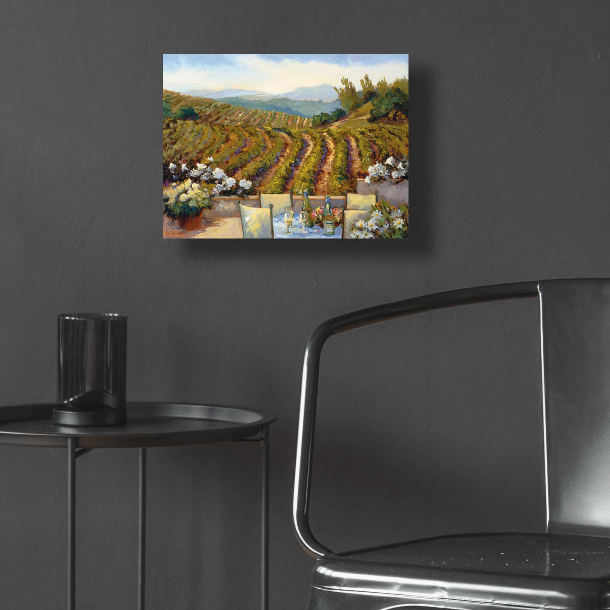 Epic Art 'Vineyards to Mount St. Helena' by Ellie Freudenstein, Acrylic Glass Wall Art,16x12