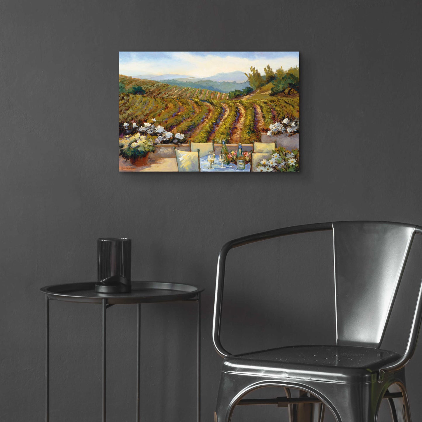 Epic Art 'Vineyards to Mount St. Helena' by Ellie Freudenstein, Acrylic Glass Wall Art,24x16