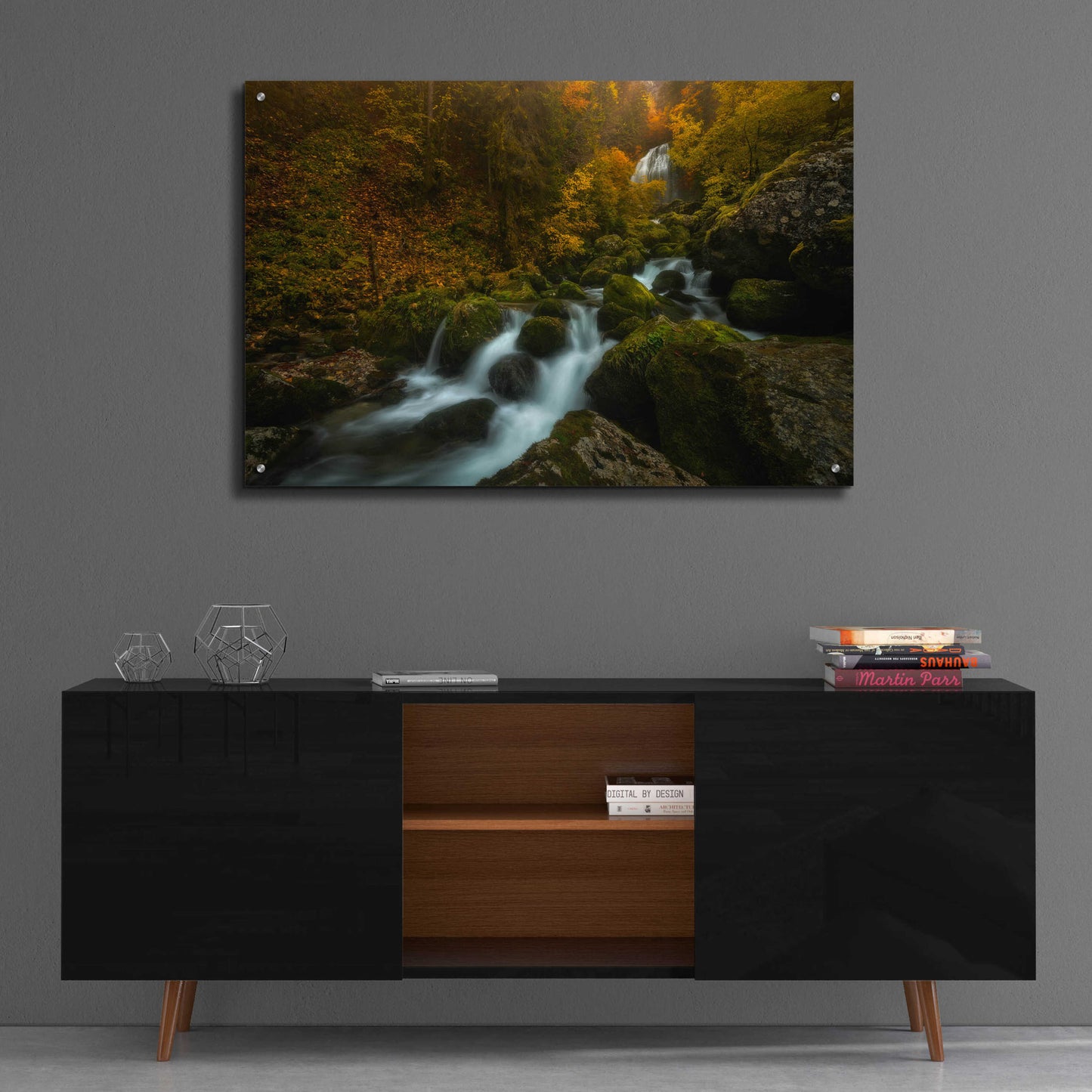 Epic Art 'Resplendent Stream' by Enrico Fossati, Acrylic Glass Wall Art,36x24