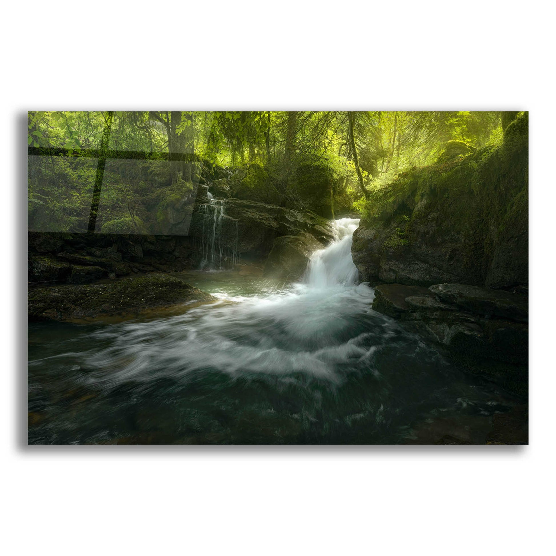 Epic Art 'Stream of Life' by Enrico Fossati, Acrylic Glass Wall Art,16x12