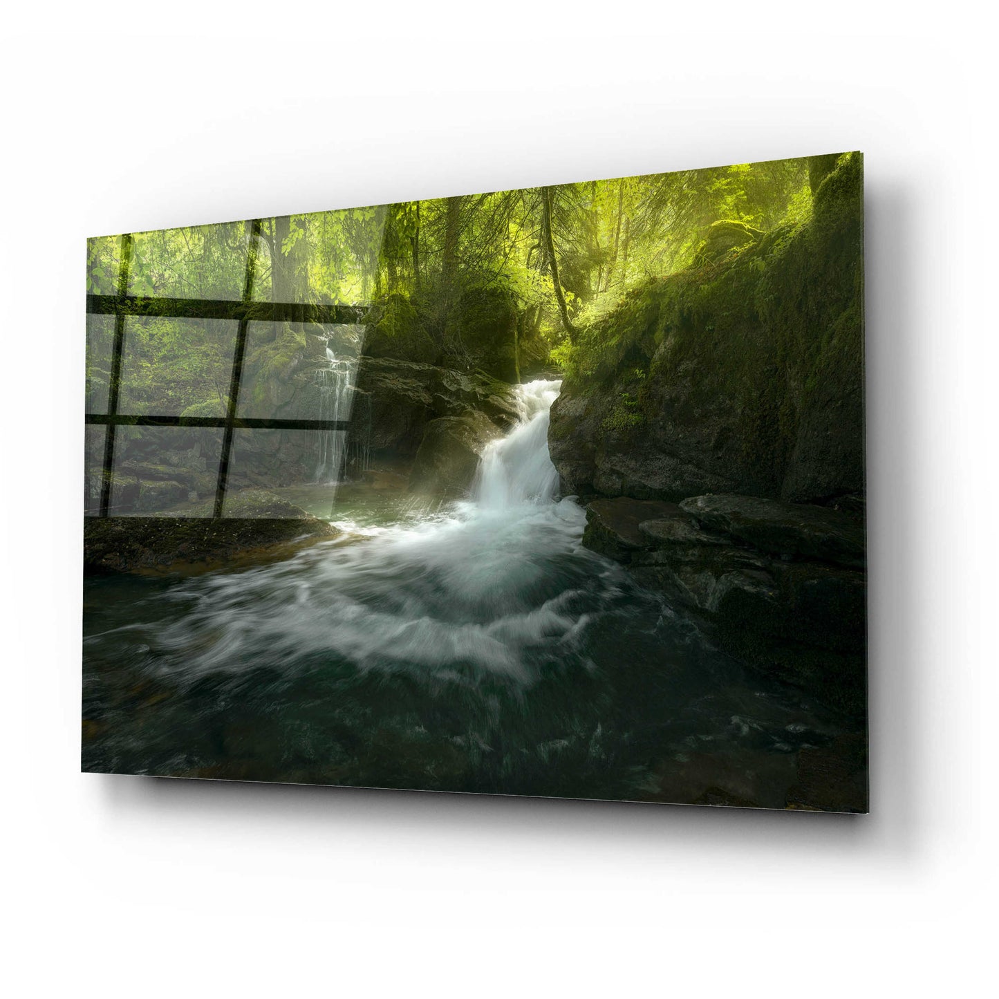 Epic Art 'Stream of Life' by Enrico Fossati, Acrylic Glass Wall Art,24x16