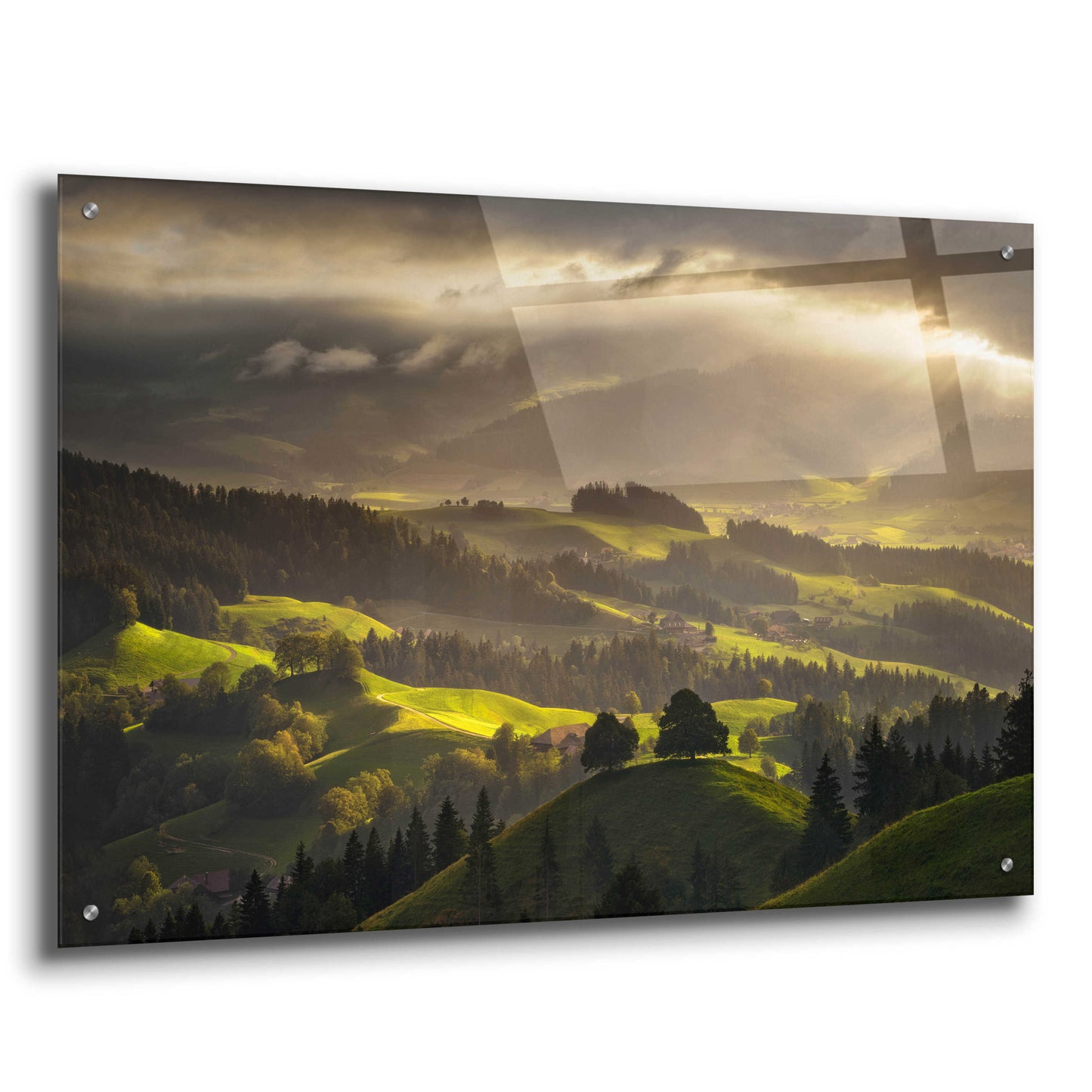 Epic Art 'The Shire' by Enrico Fossati, Acrylic Glass Wall Art,36x24