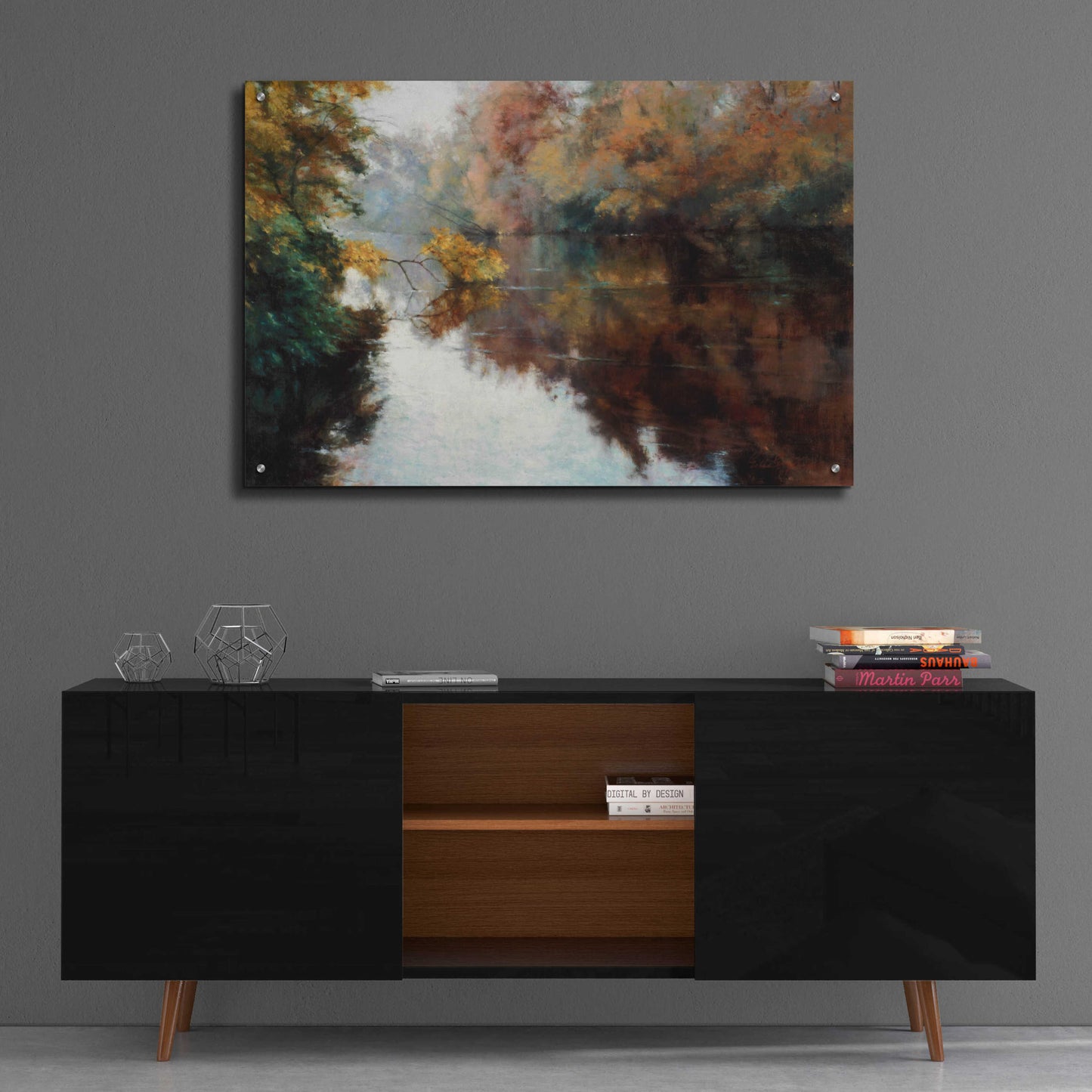 Epic Art 'Branch on the Charles' by Esther Engelman, Acrylic Glass Wall Art,36x24