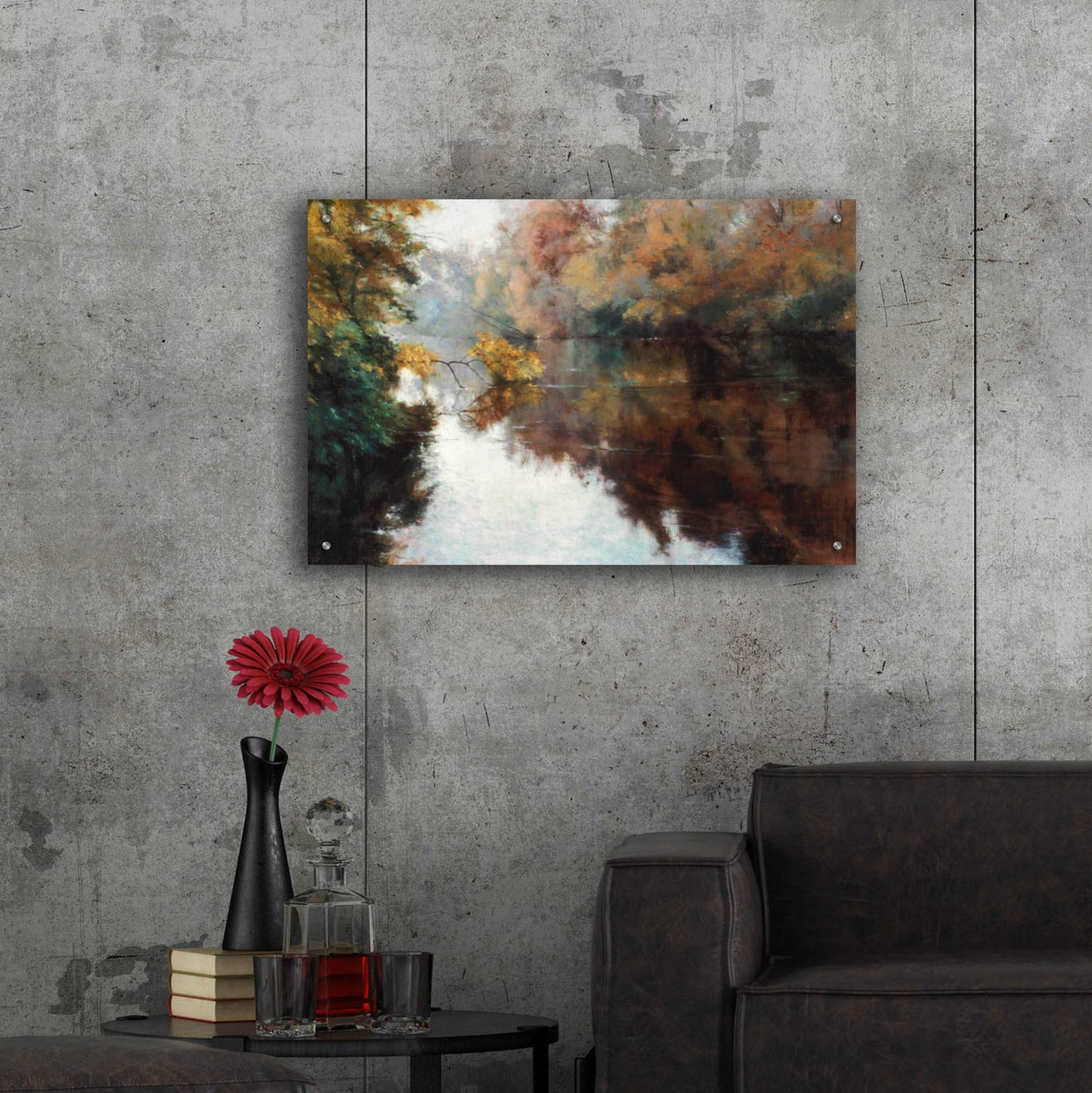 Epic Art 'Branch on the Charles' by Esther Engelman, Acrylic Glass Wall Art,36x24