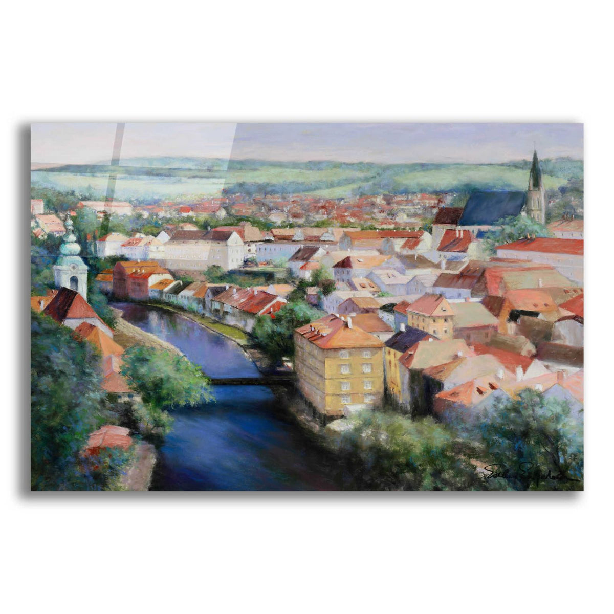 Mosaic by Esther Engelman acrylic glass wall art