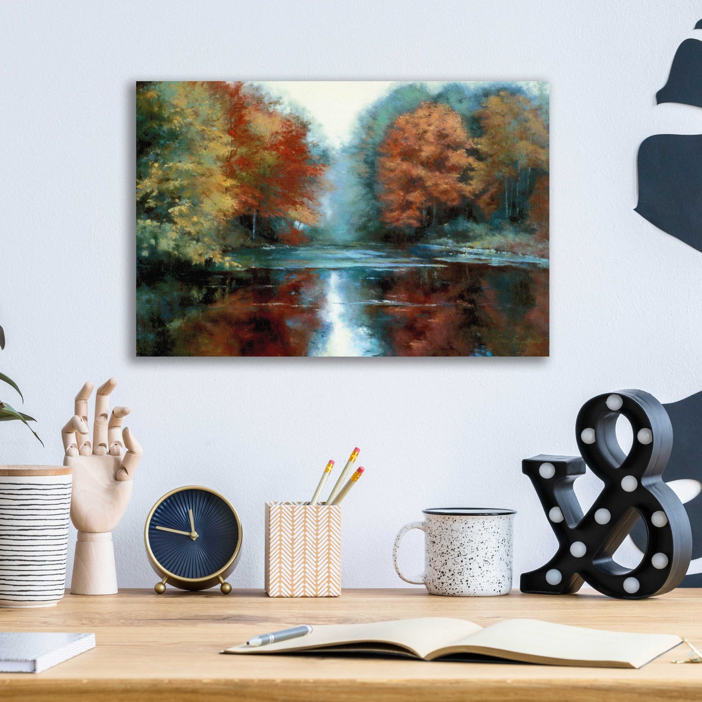 Epic Art 'Saco River' by Esther Engelman, Acrylic Glass Wall Art,16x12