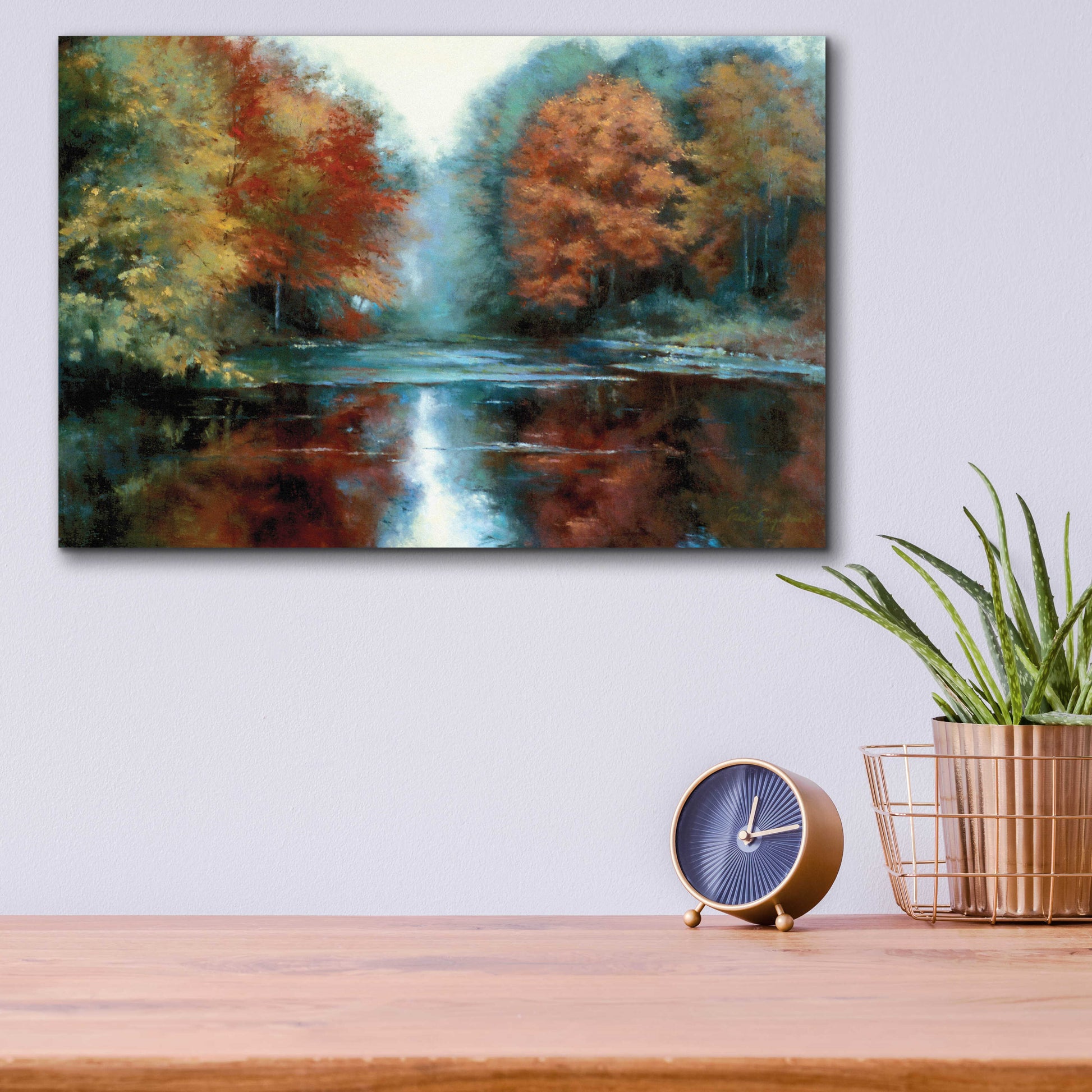 Epic Art 'Saco River' by Esther Engelman, Acrylic Glass Wall Art,16x12