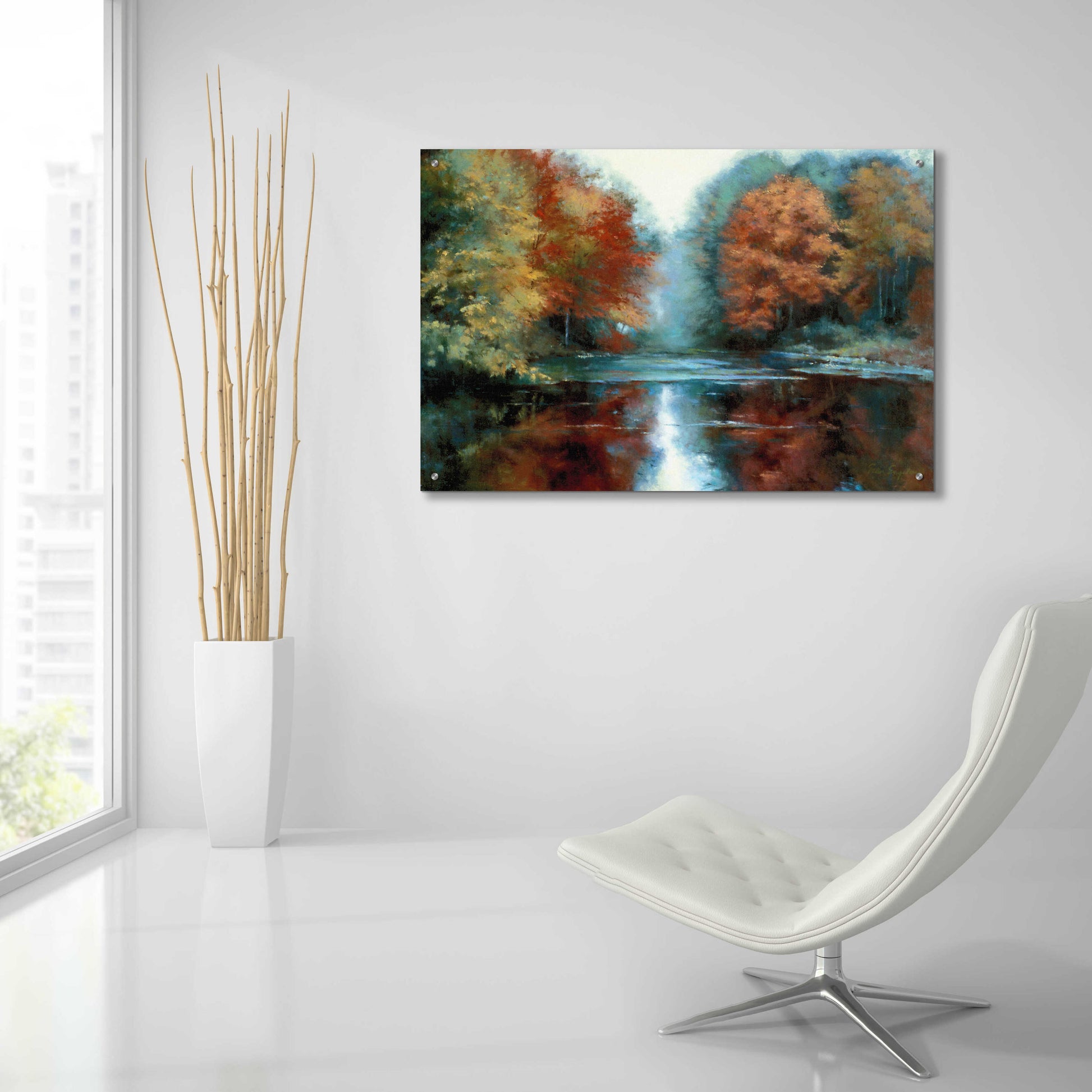 Epic Art 'Saco River' by Esther Engelman, Acrylic Glass Wall Art,36x24