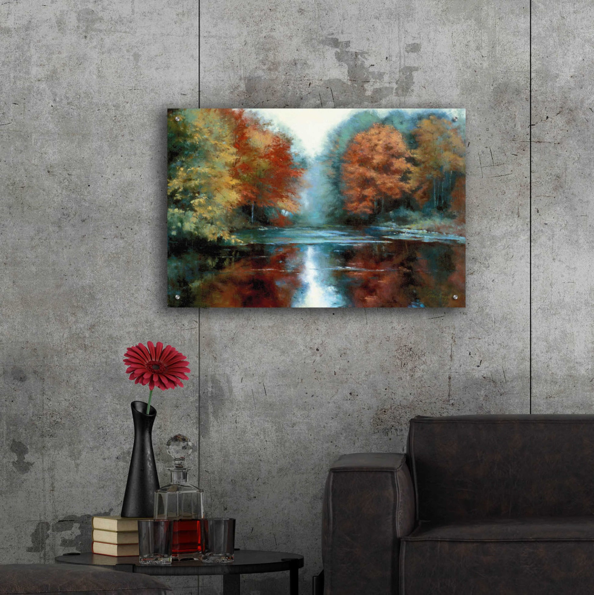 Epic Art 'Saco River' by Esther Engelman, Acrylic Glass Wall Art,36x24