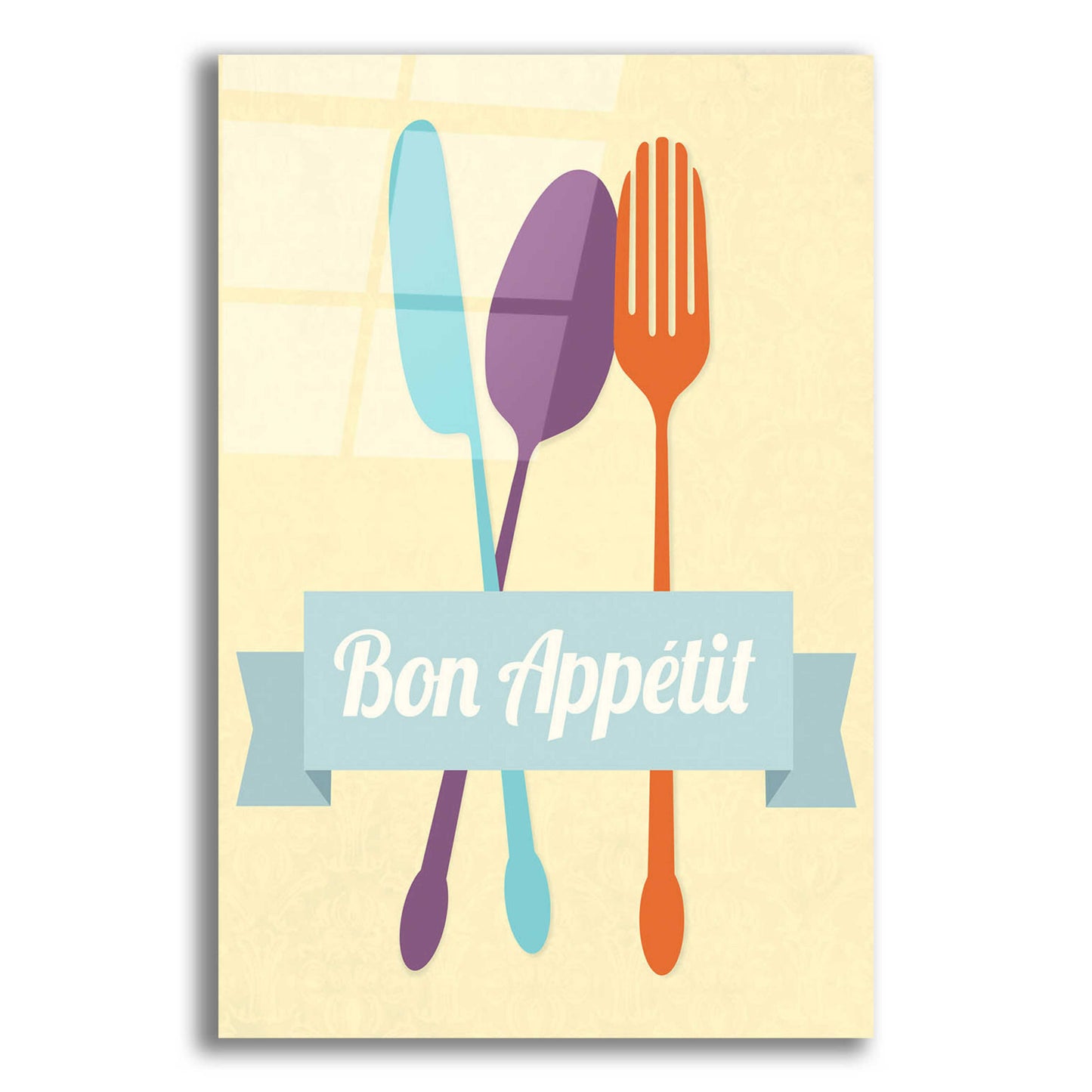 Epic Art 'Bon Appetit' by Genesis Duncan, Acrylic Glass Wall Art,12x16