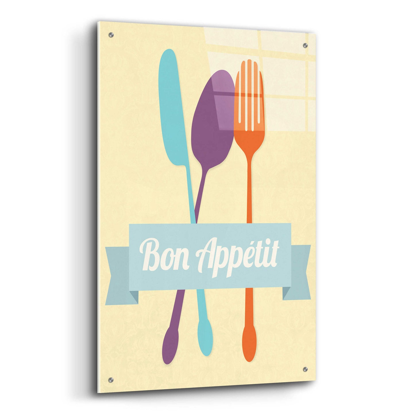 Epic Art 'Bon Appetit' by Genesis Duncan, Acrylic Glass Wall Art,24x36