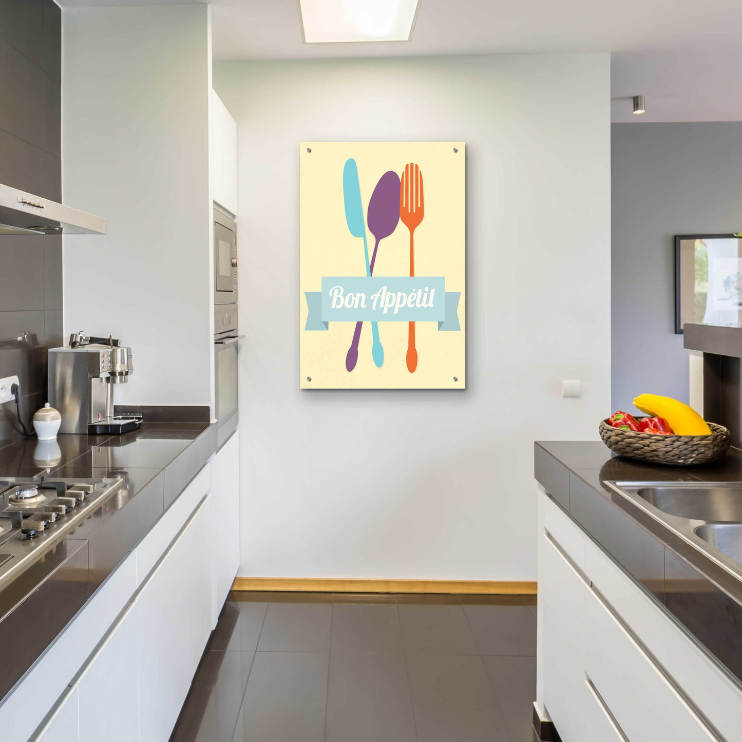 Epic Art 'Bon Appetit' by Genesis Duncan, Acrylic Glass Wall Art,24x36