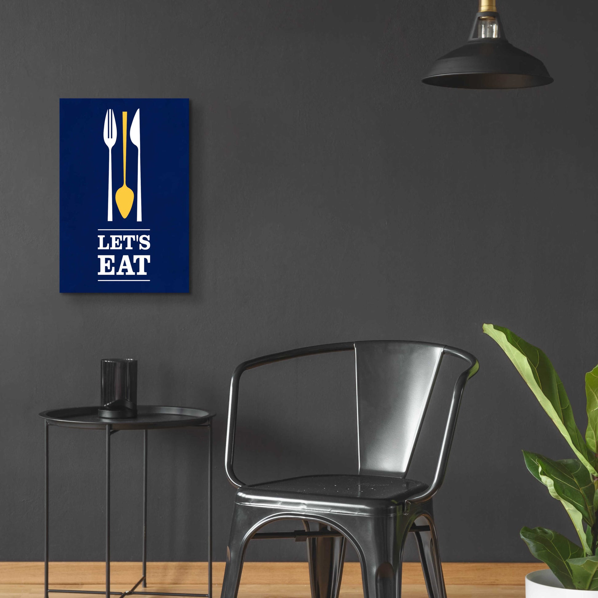 Epic Art 'Let’s Eat' by Genesis Duncan, Acrylic Glass Wall Art,16x24