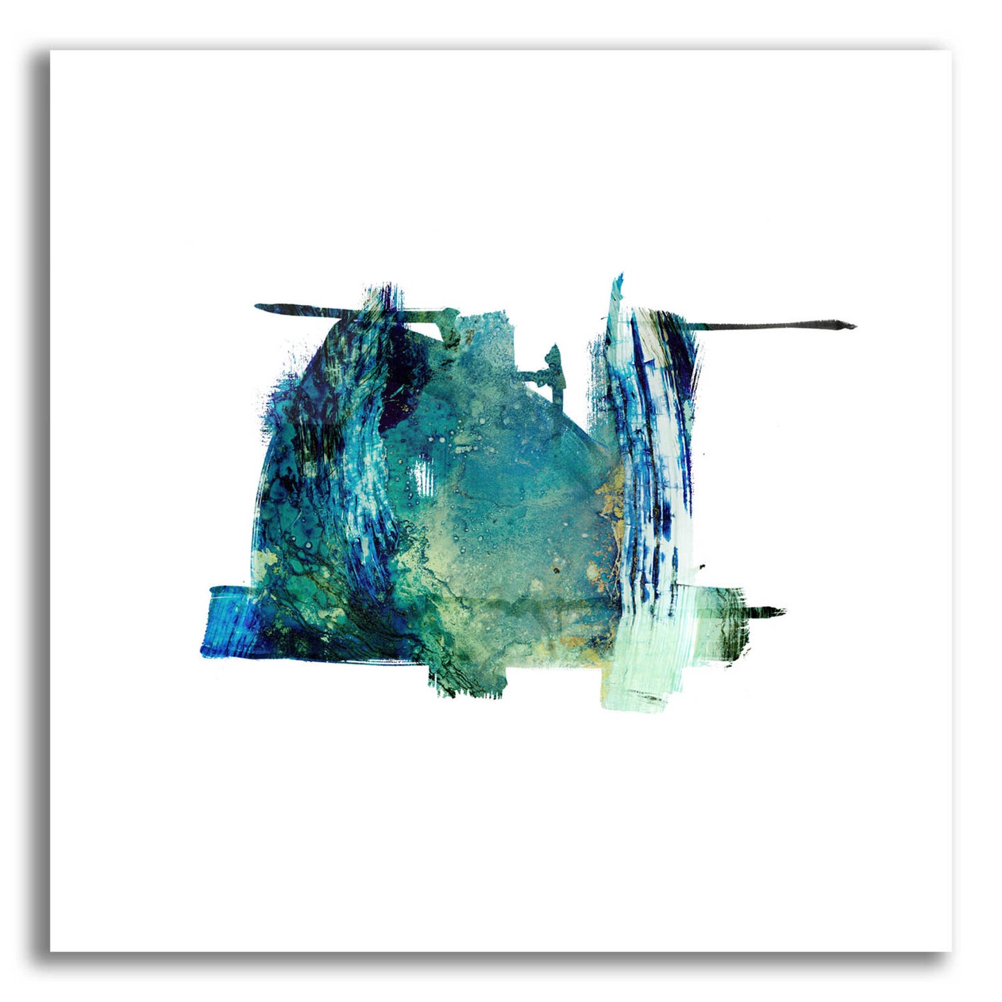 Epic Art 'Eastern Visions 10' by Jaclyn Frances, Acrylic Glass Wall Art,12x12