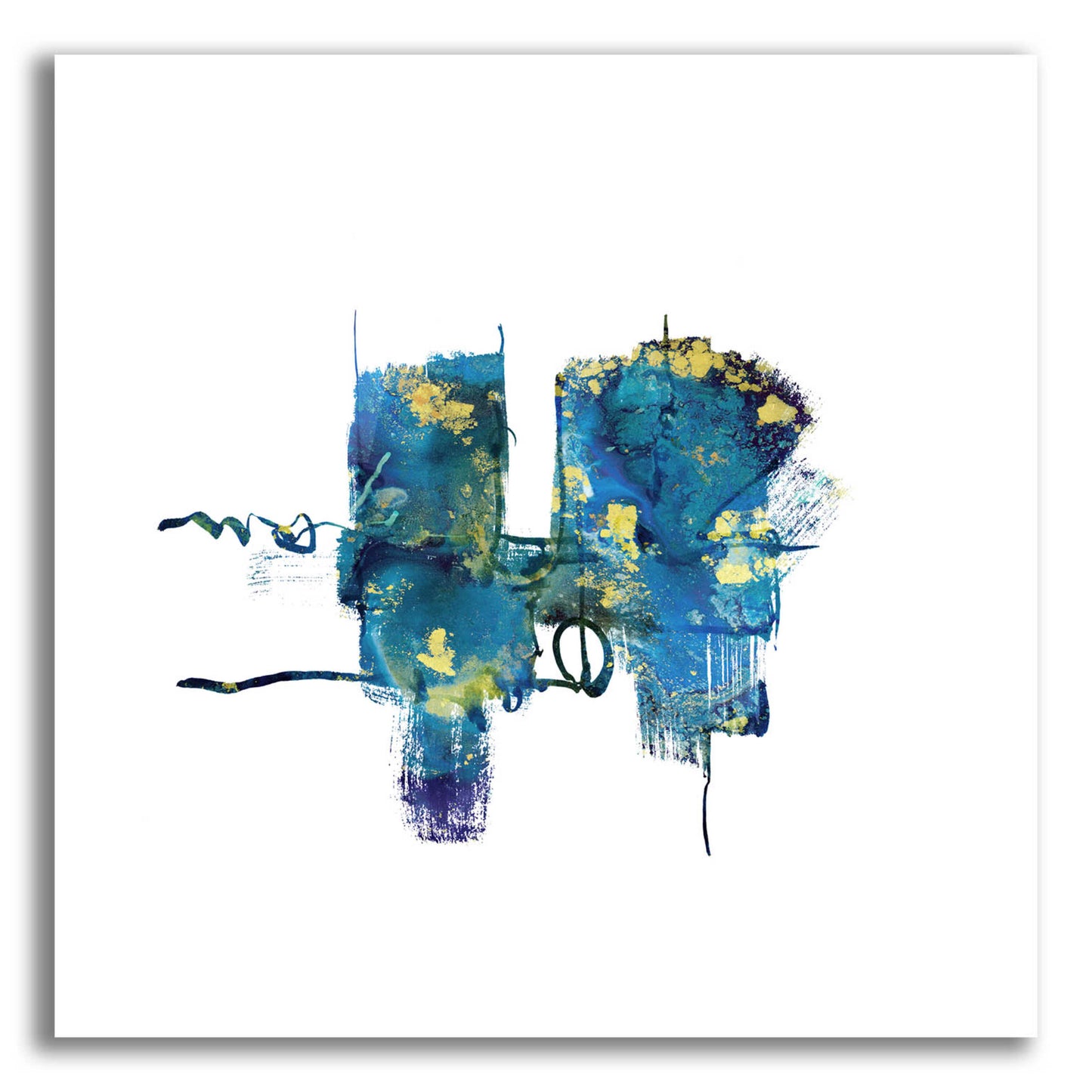 Epic Art 'Eastern Visions 13' by Jaclyn Frances, Acrylic Glass Wall Art,12x12