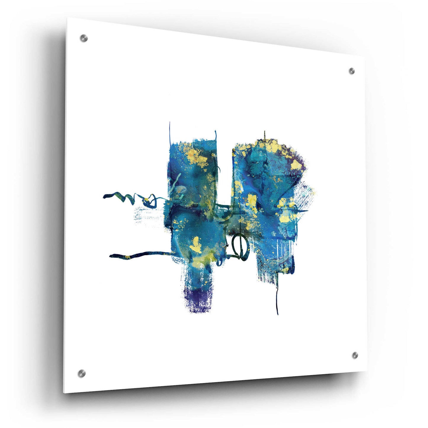 Epic Art 'Eastern Visions 13' by Jaclyn Frances, Acrylic Glass Wall Art,24x24