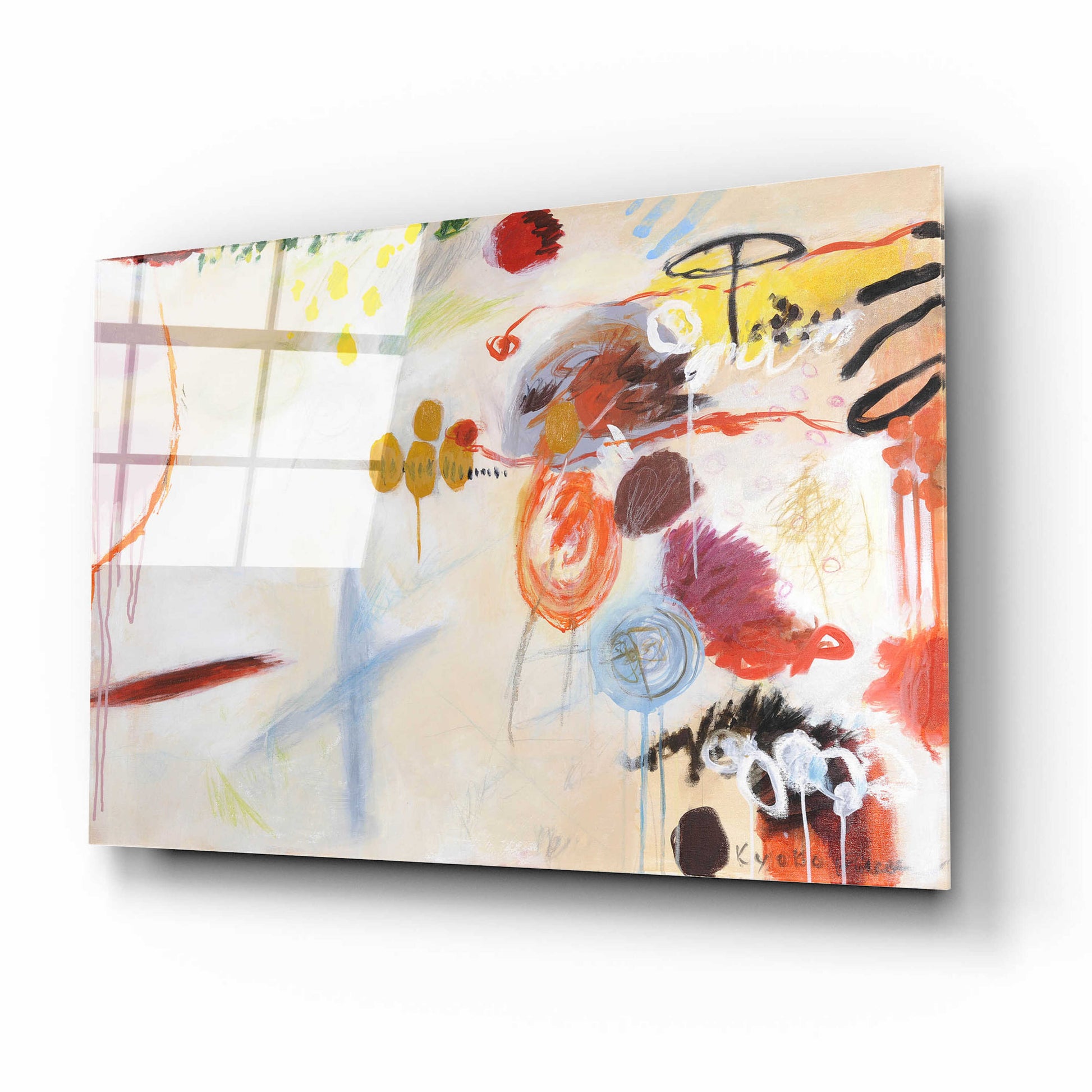 Epic Art 'Catching Bubbles' by Kyoko Fischer, Acrylic Glass Wall Art,16x12