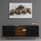 Epic Art 'Brothers' by Lisa Dearing, Acrylic Glass Wall Art,36x24