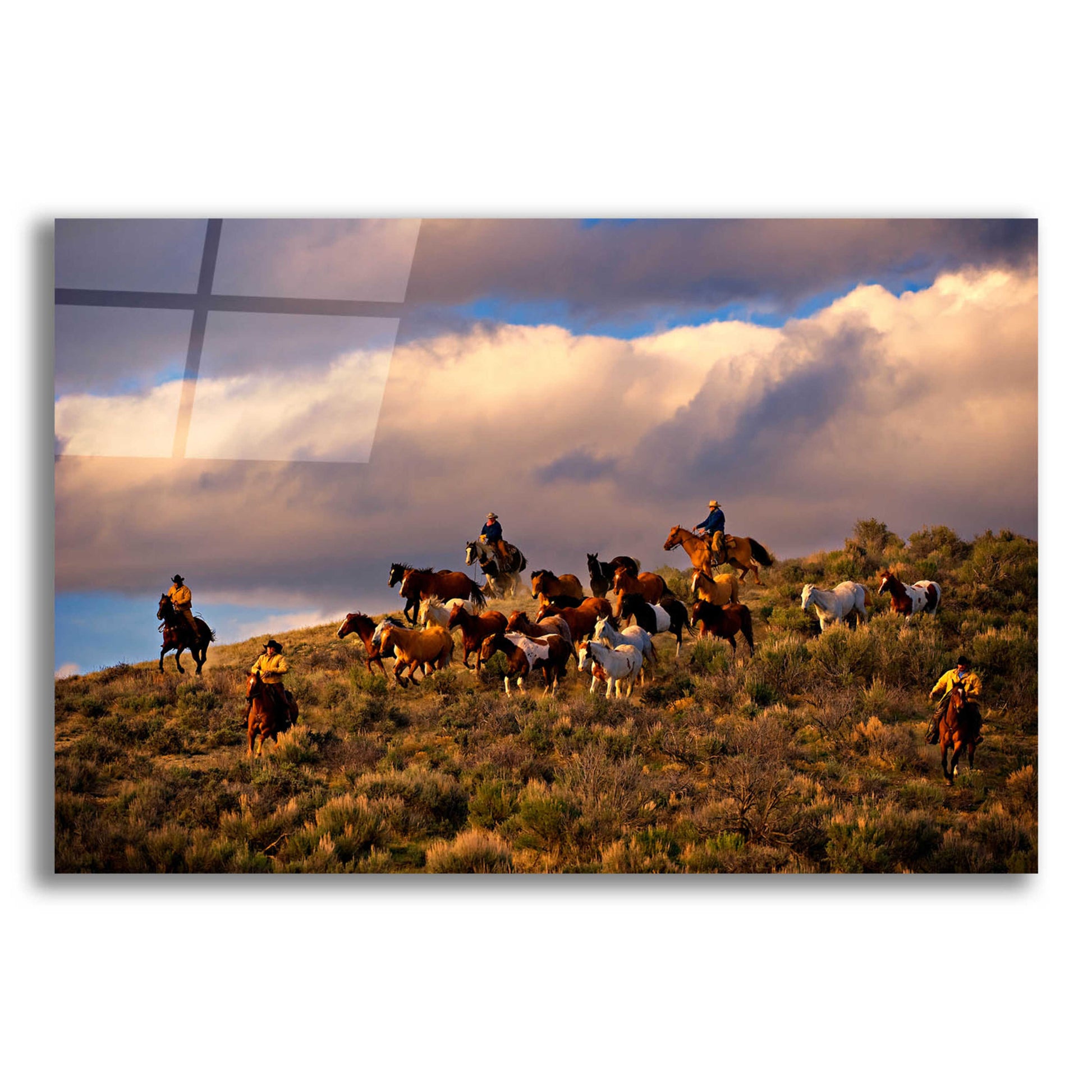 Epic Art 'Chasing Thunder' by Lisa Dearing, Acrylic Glass Wall Art