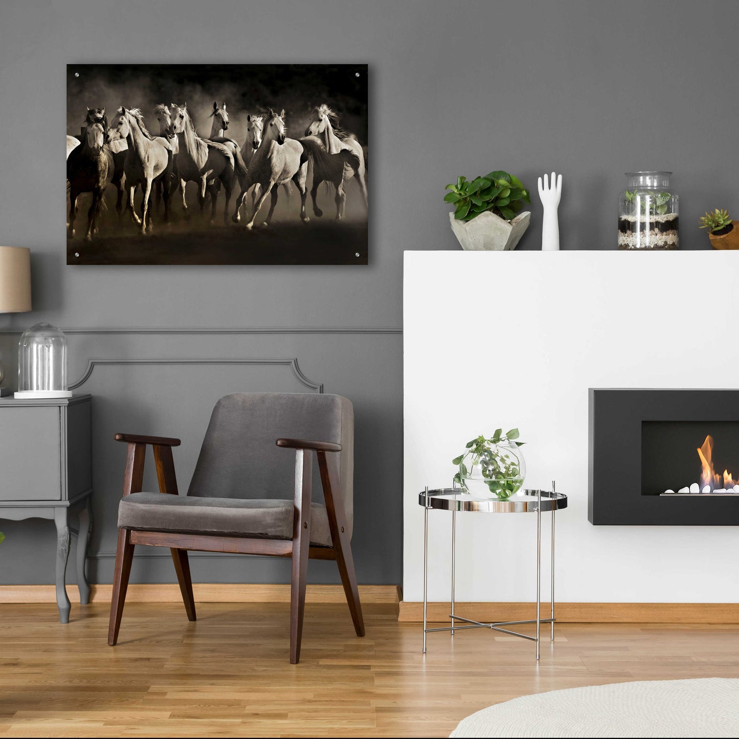 Epic Art 'Dream Horses' by Lisa Dearing, Acrylic Glass Wall Art,36x24