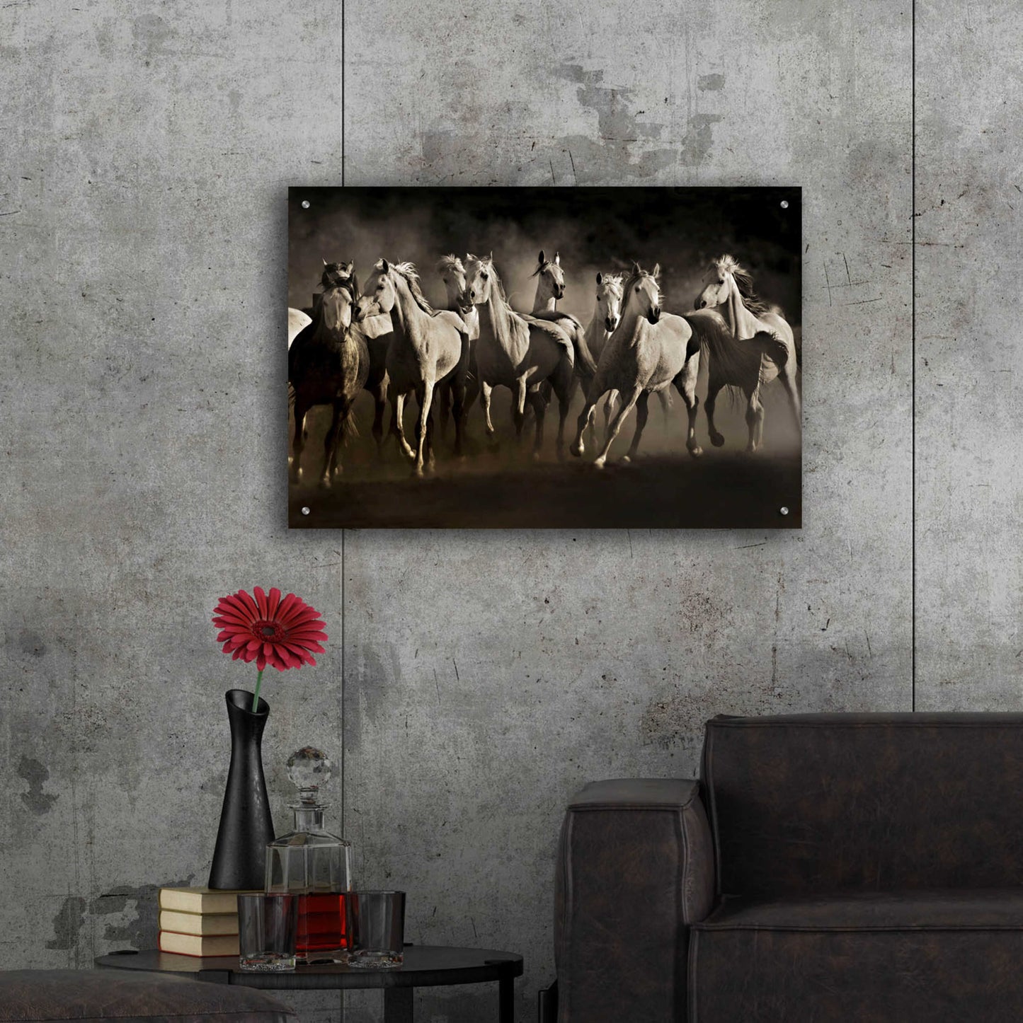 Epic Art 'Dream Horses' by Lisa Dearing, Acrylic Glass Wall Art,36x24