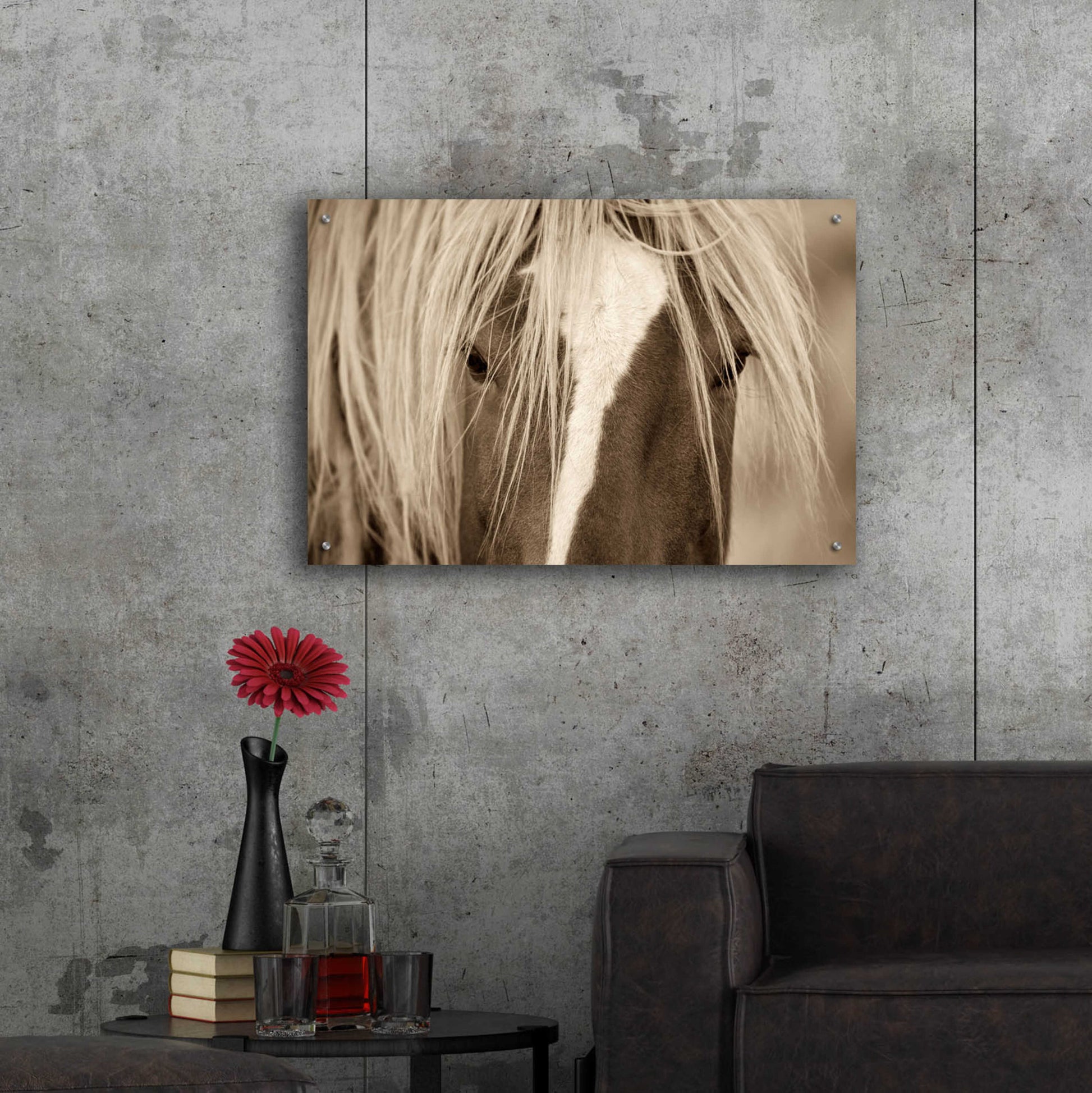 Epic Art 'The Blonde' by Lisa Dearing, Acrylic Glass Wall Art,36x24