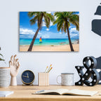 Epic Art 'Postcard From Paradise' by Lizzy Davis, Acrylic Glass Wall Art,16x12